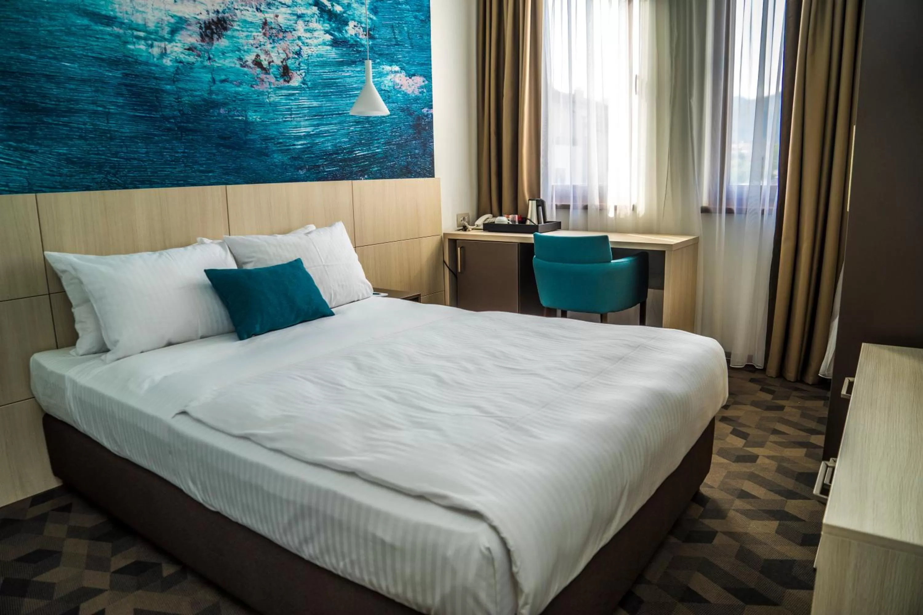 Bedroom, Bed in Hotel Kapetanovina