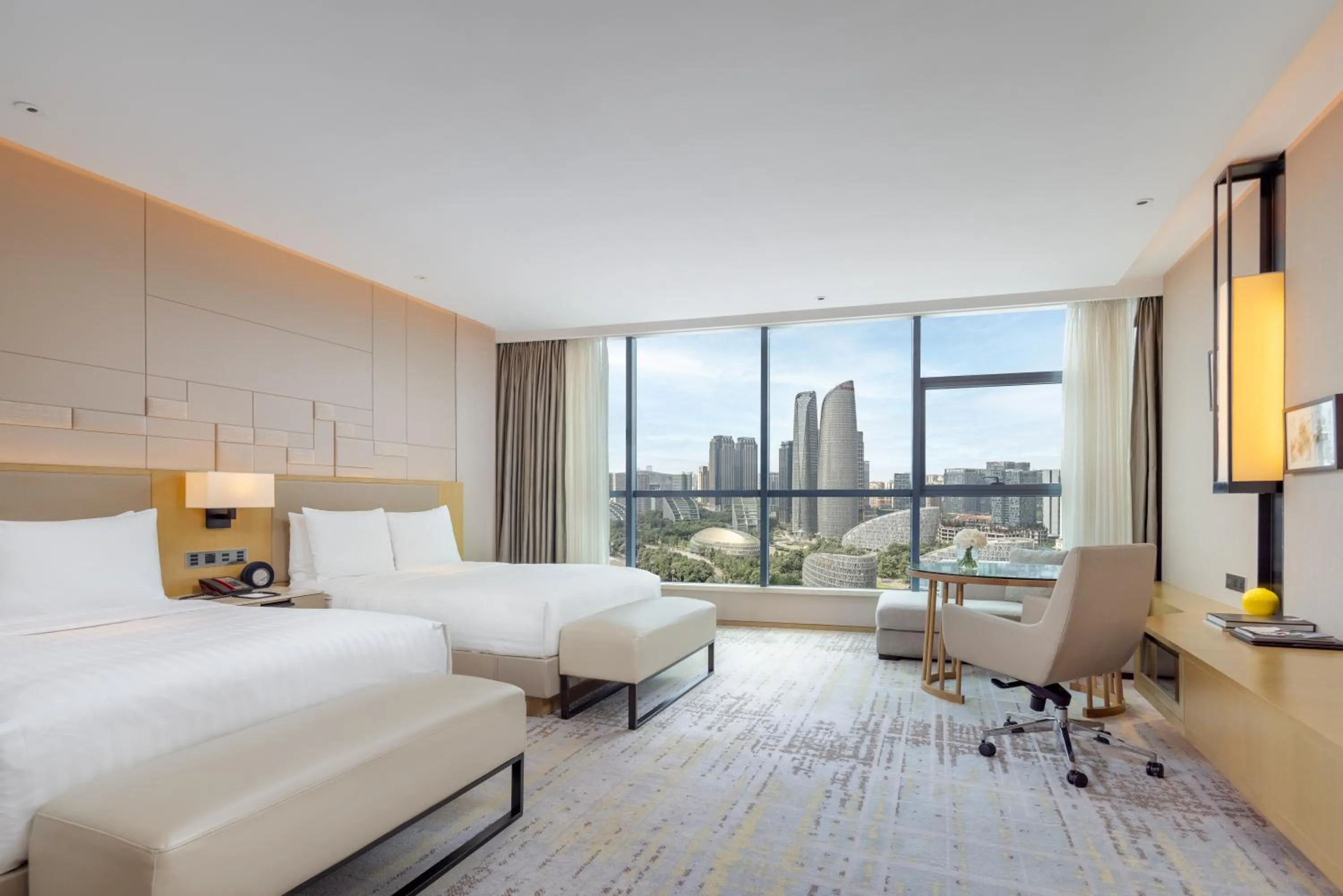 City view in Chengdu Marriott Hotel Financial Centre