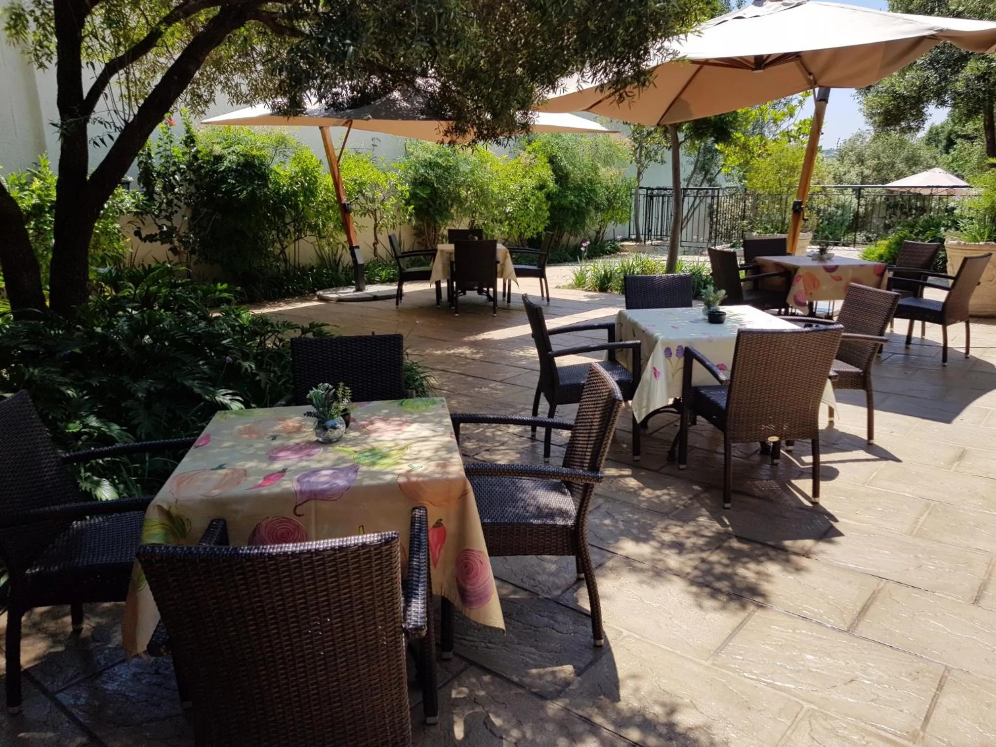 Patio in The Syrene Boutique Hotel