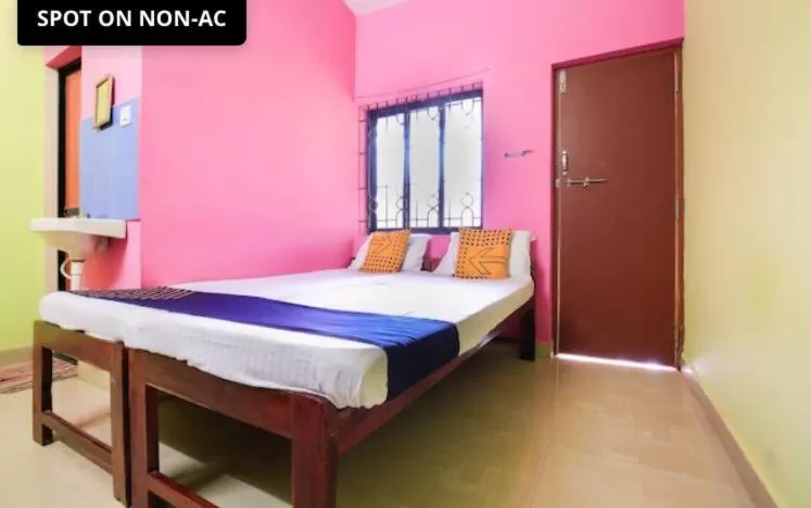 Bed in God's Gift Guest House