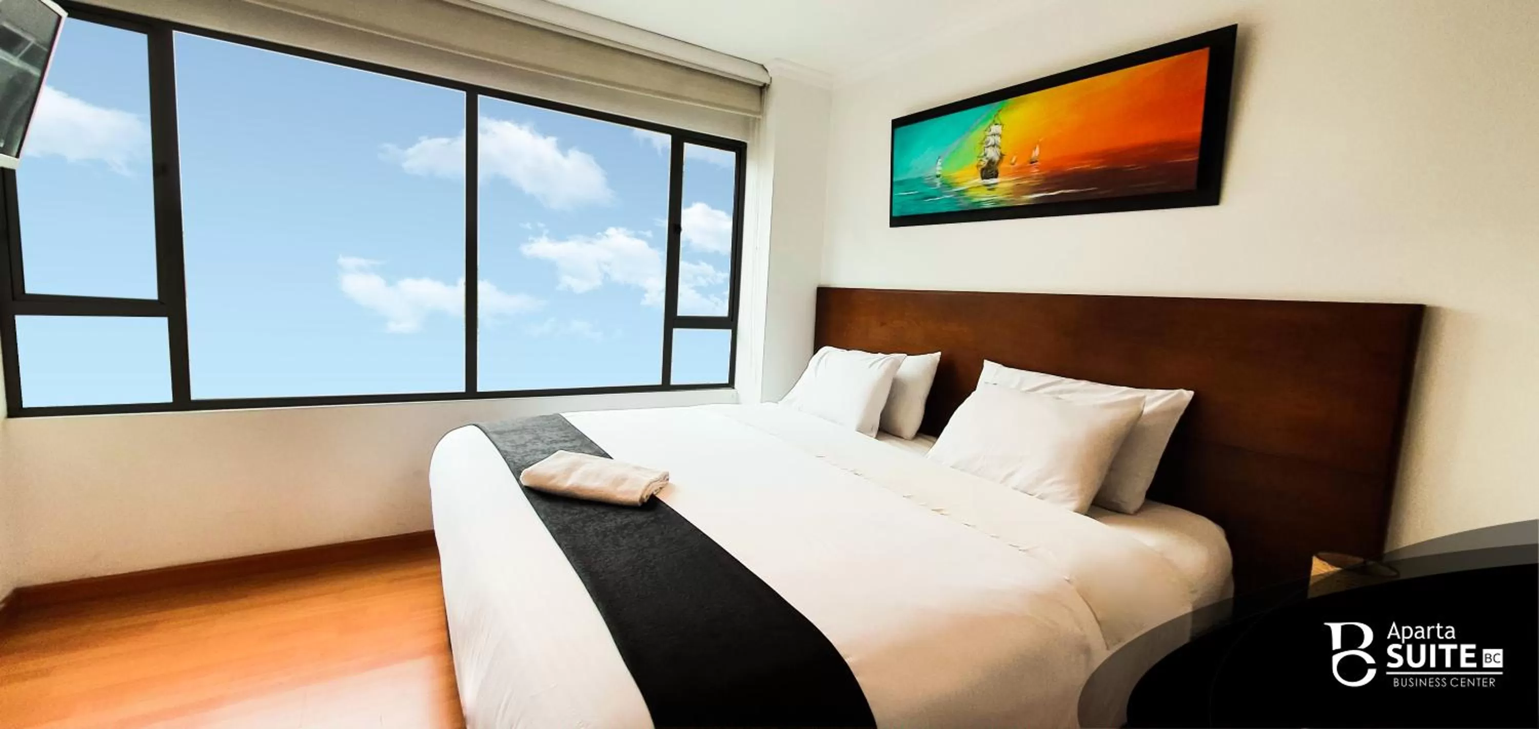 Bed in Apartamentos Plaza Modelia