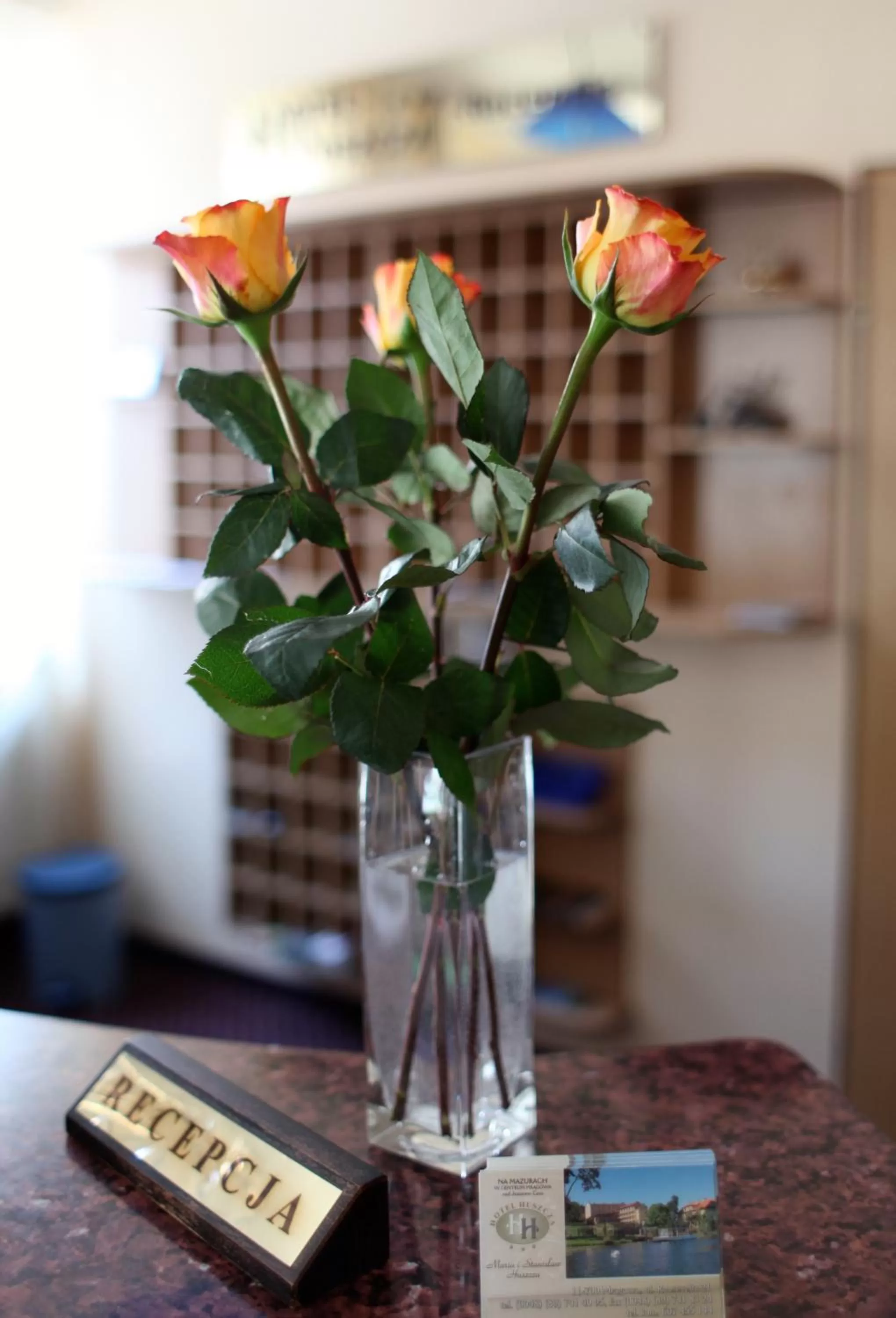 Lobby or reception in Hotel Huszcza