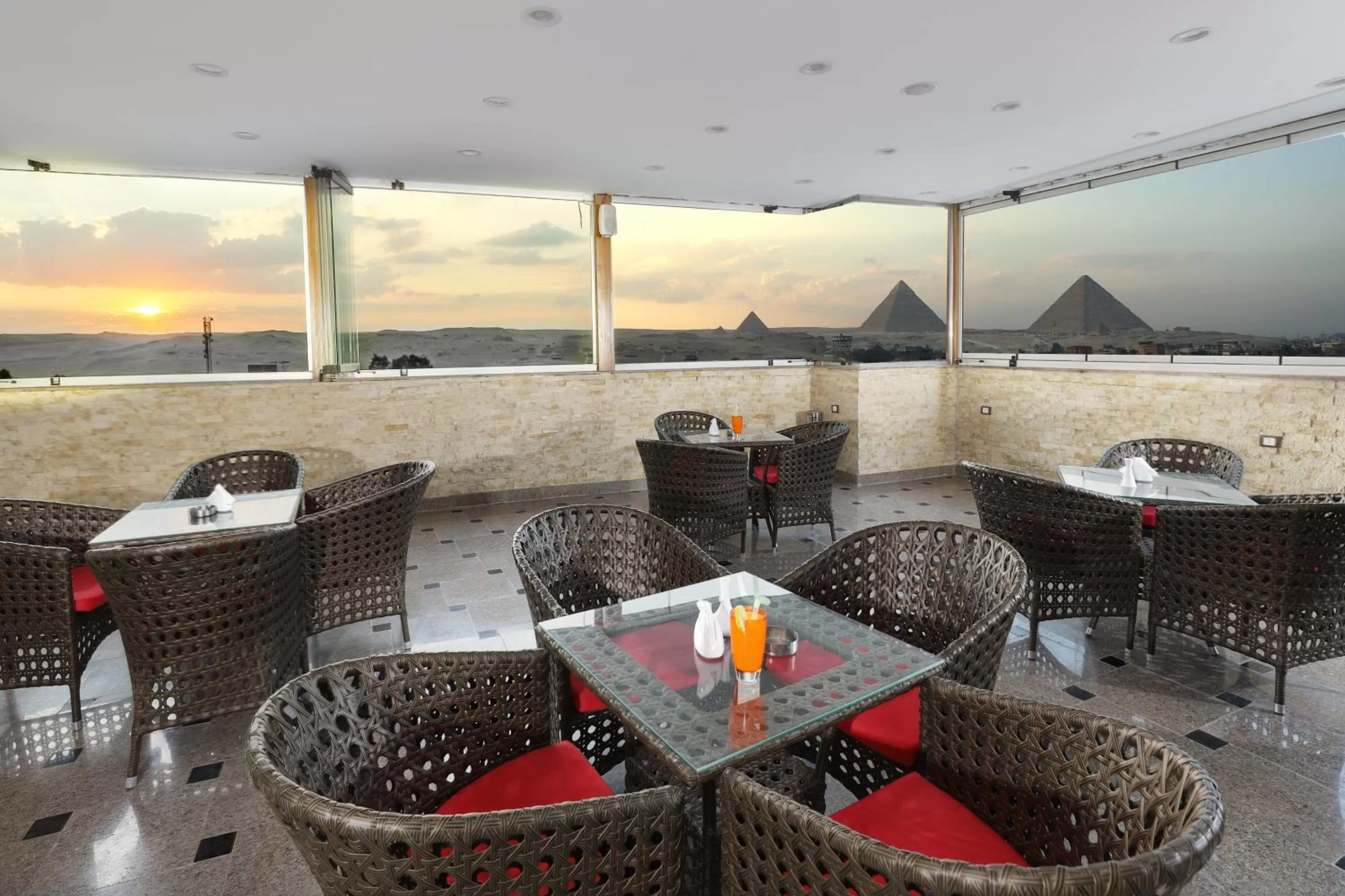 Patio in Brothers Pyramids View