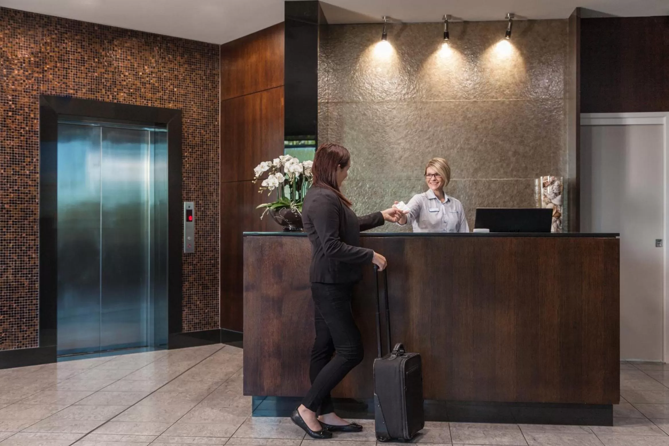 Lobby or reception in Springfield Lakes Boutique Hotel