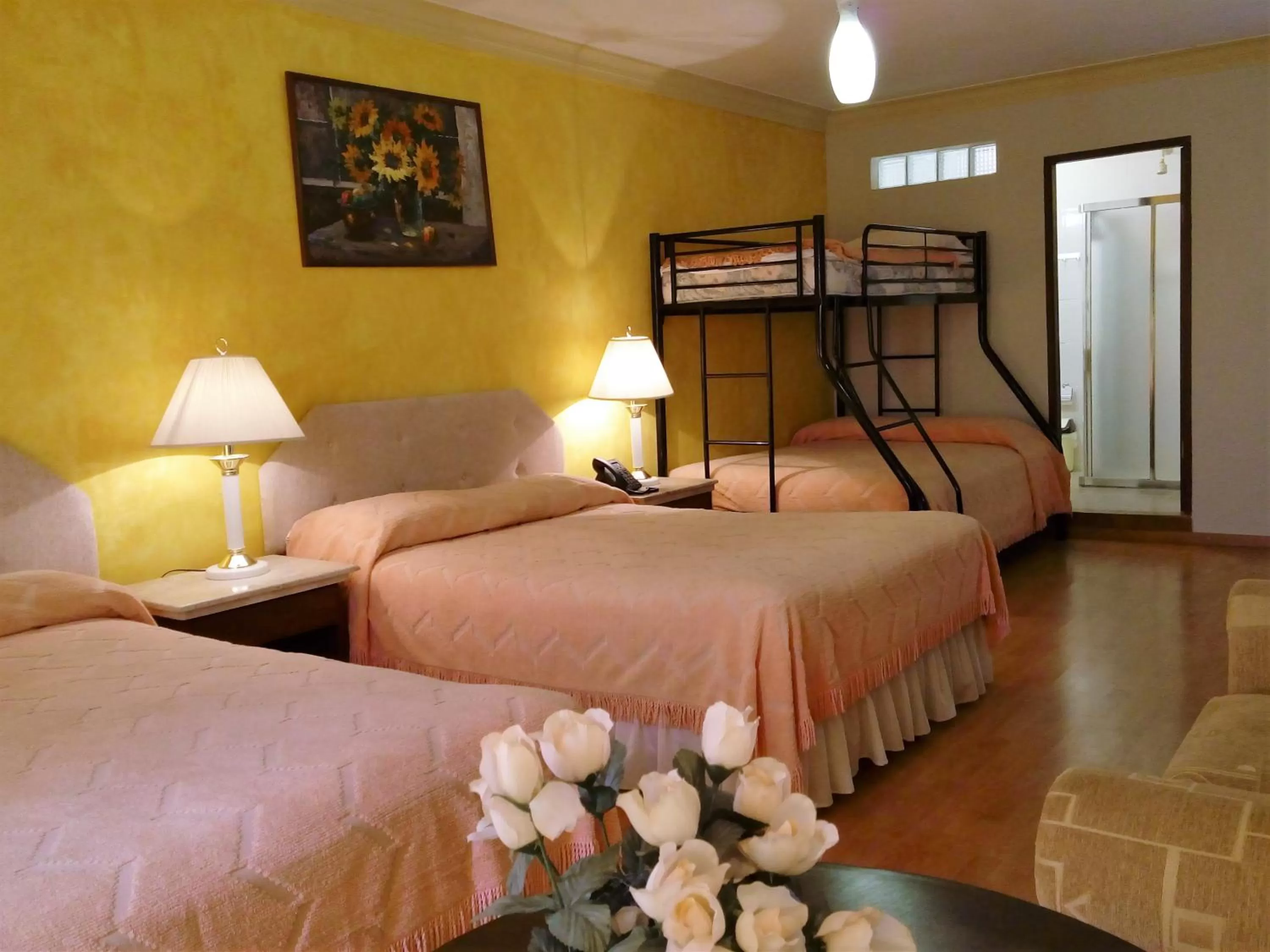 Bed in Hotel Los Ceibos