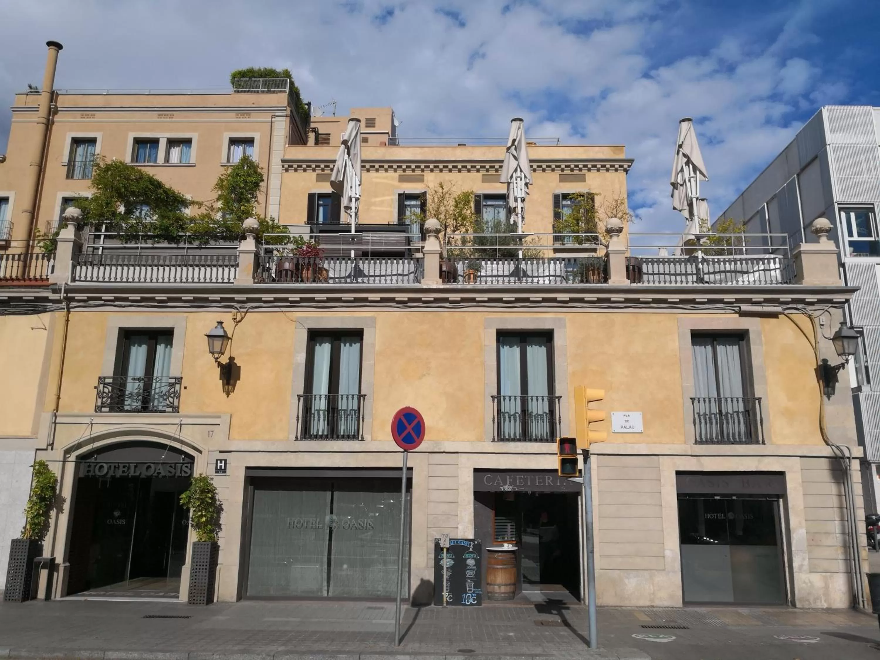 Property building in Hotel Oasis