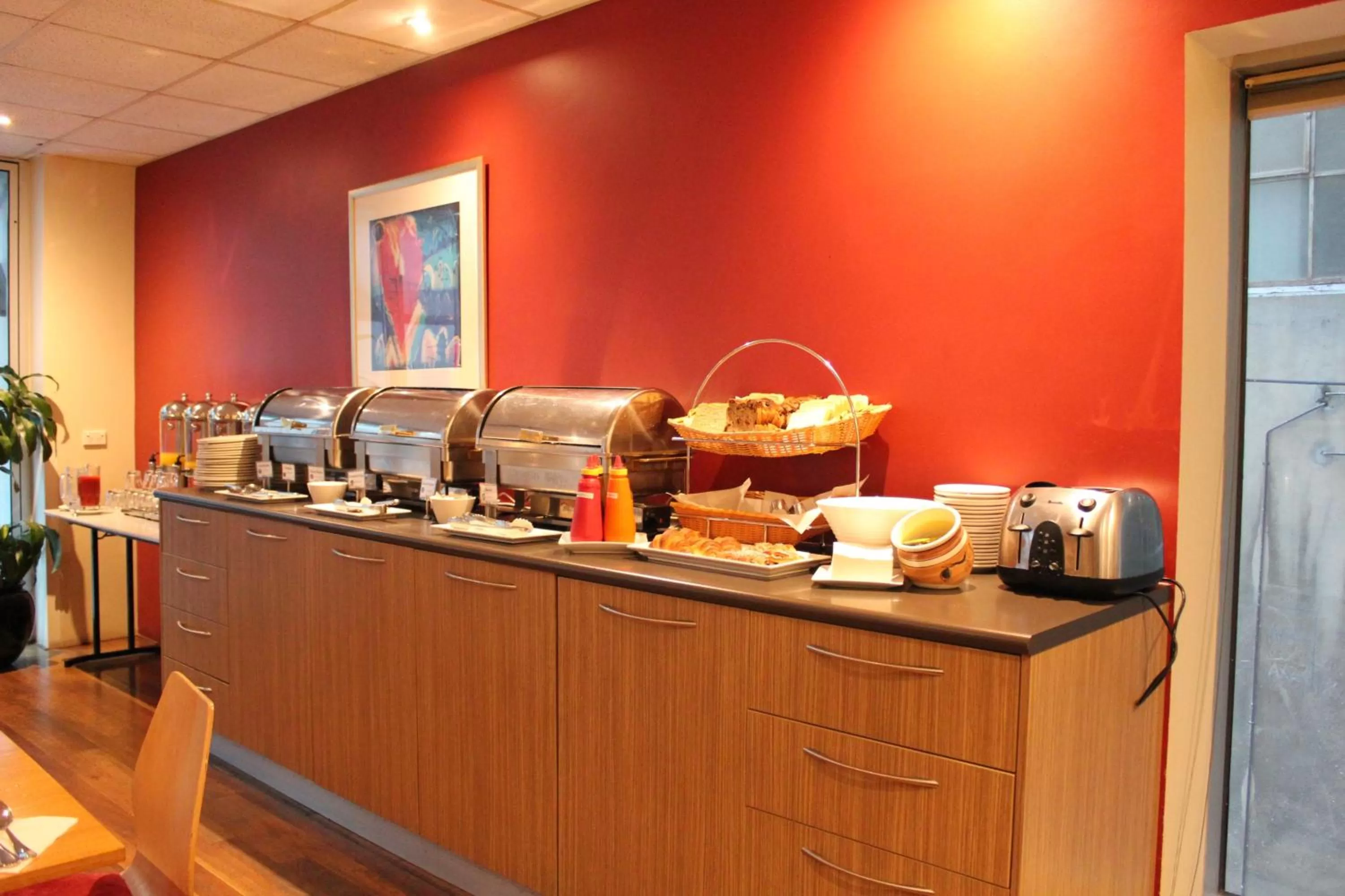 Buffet breakfast in YEHS Hotel Melbourne CBD