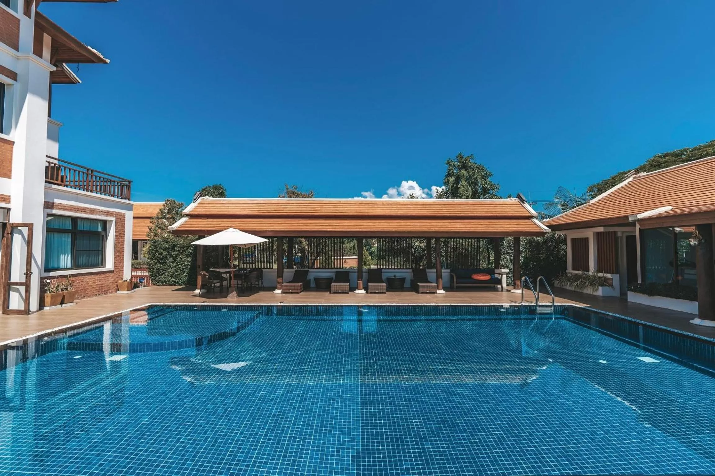 Swimming pool in Content Villa Chiangmai