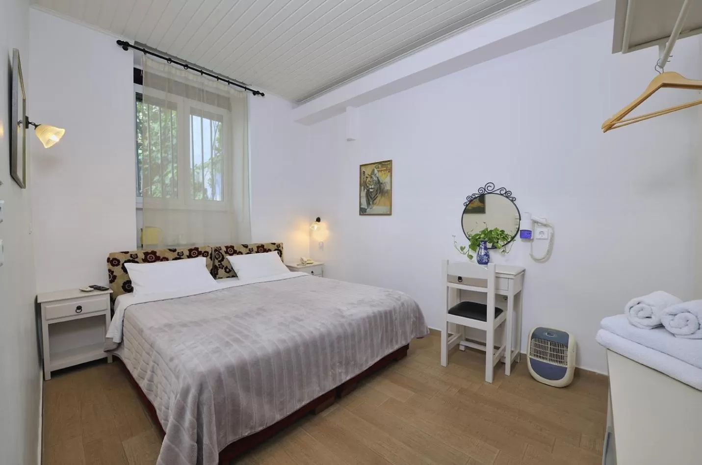 Bed in Dryades & Orion Hotel