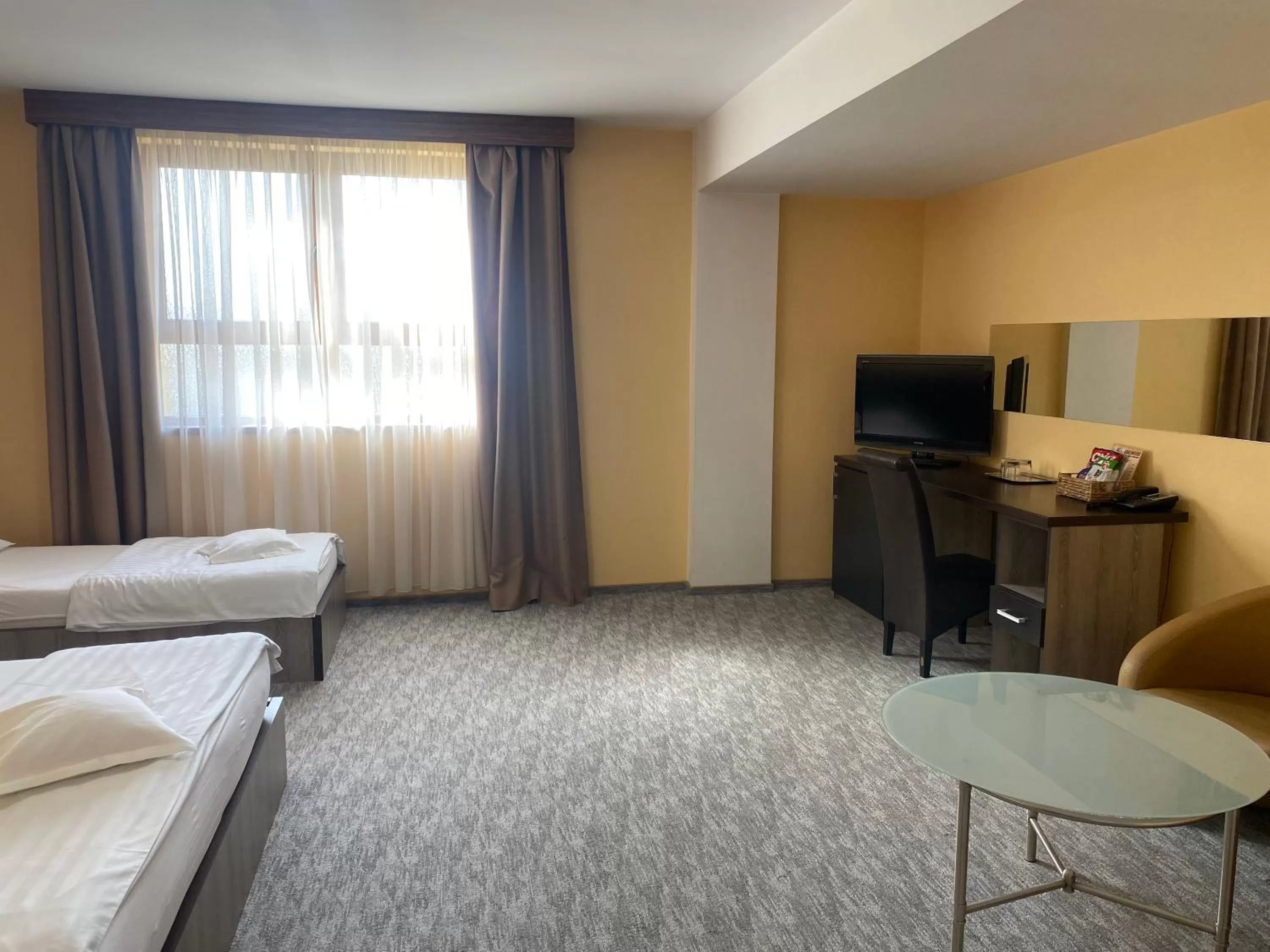 Bed in Hotel Edelweiss