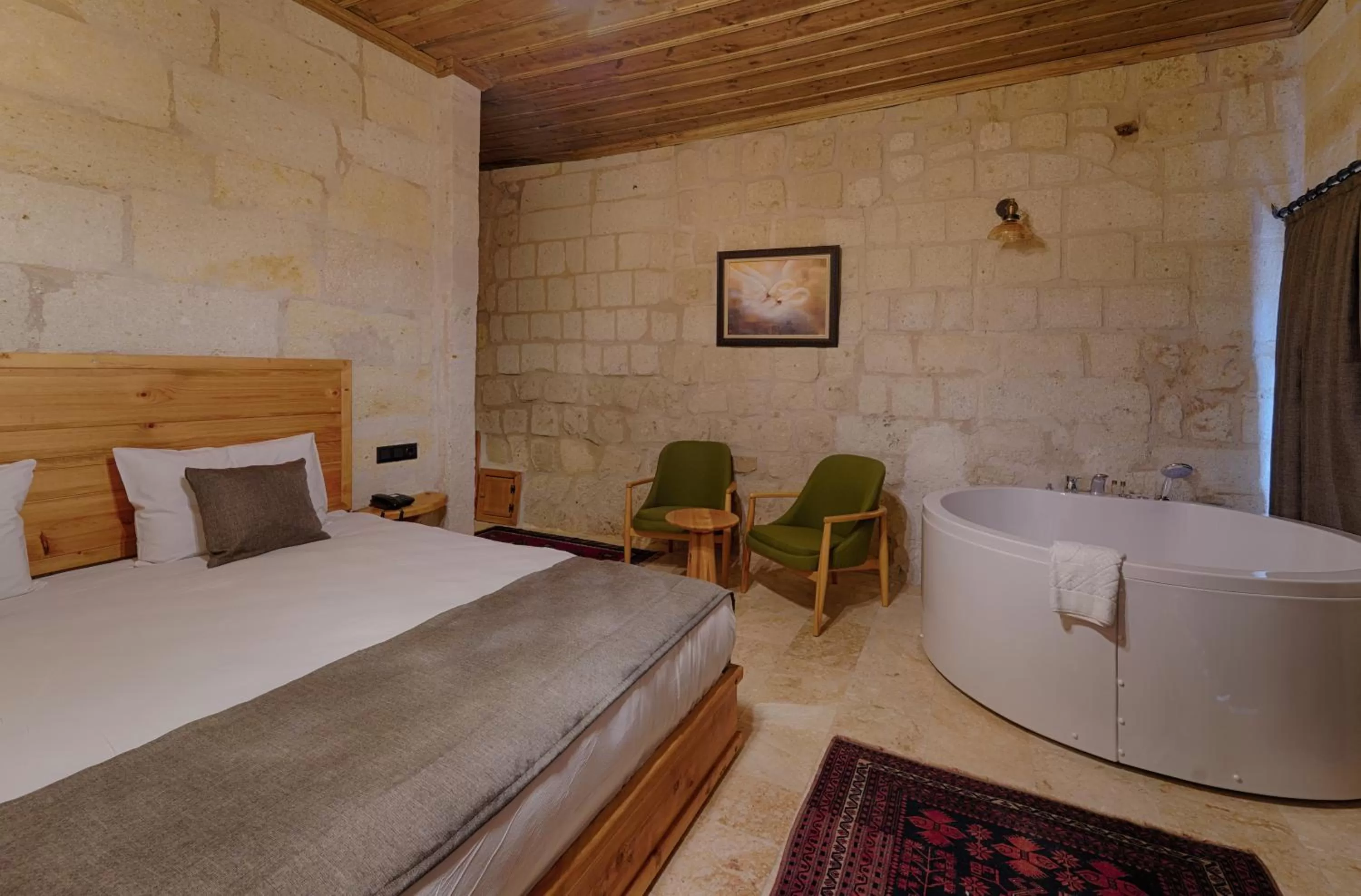 Hot Tub in Concept Cave House