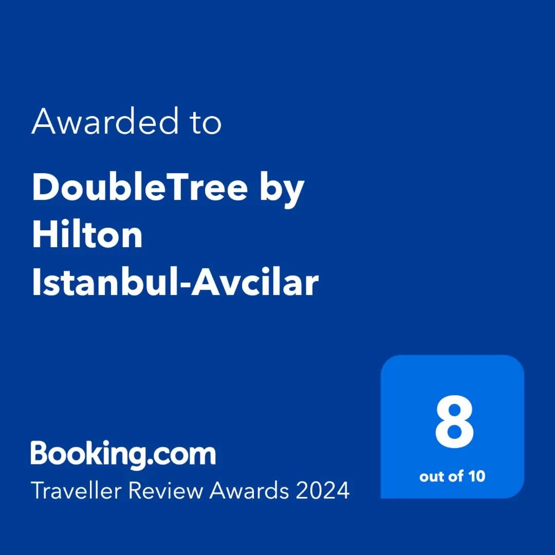 Certificate/Award in DoubleTree by Hilton Istanbul-Avcilar