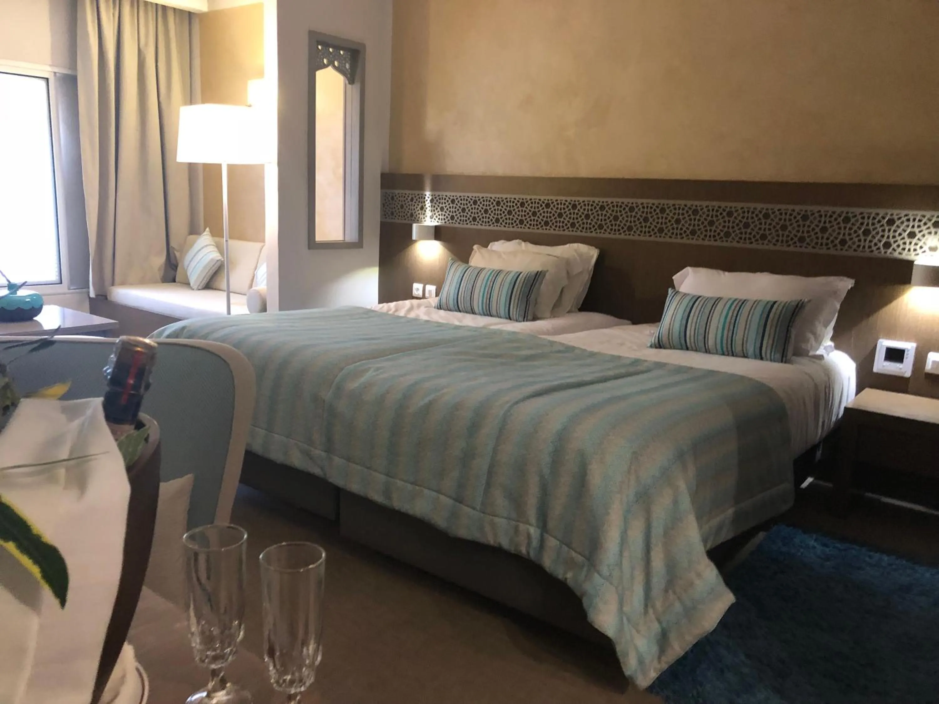 Bed in Hotel La Residence Hammamet