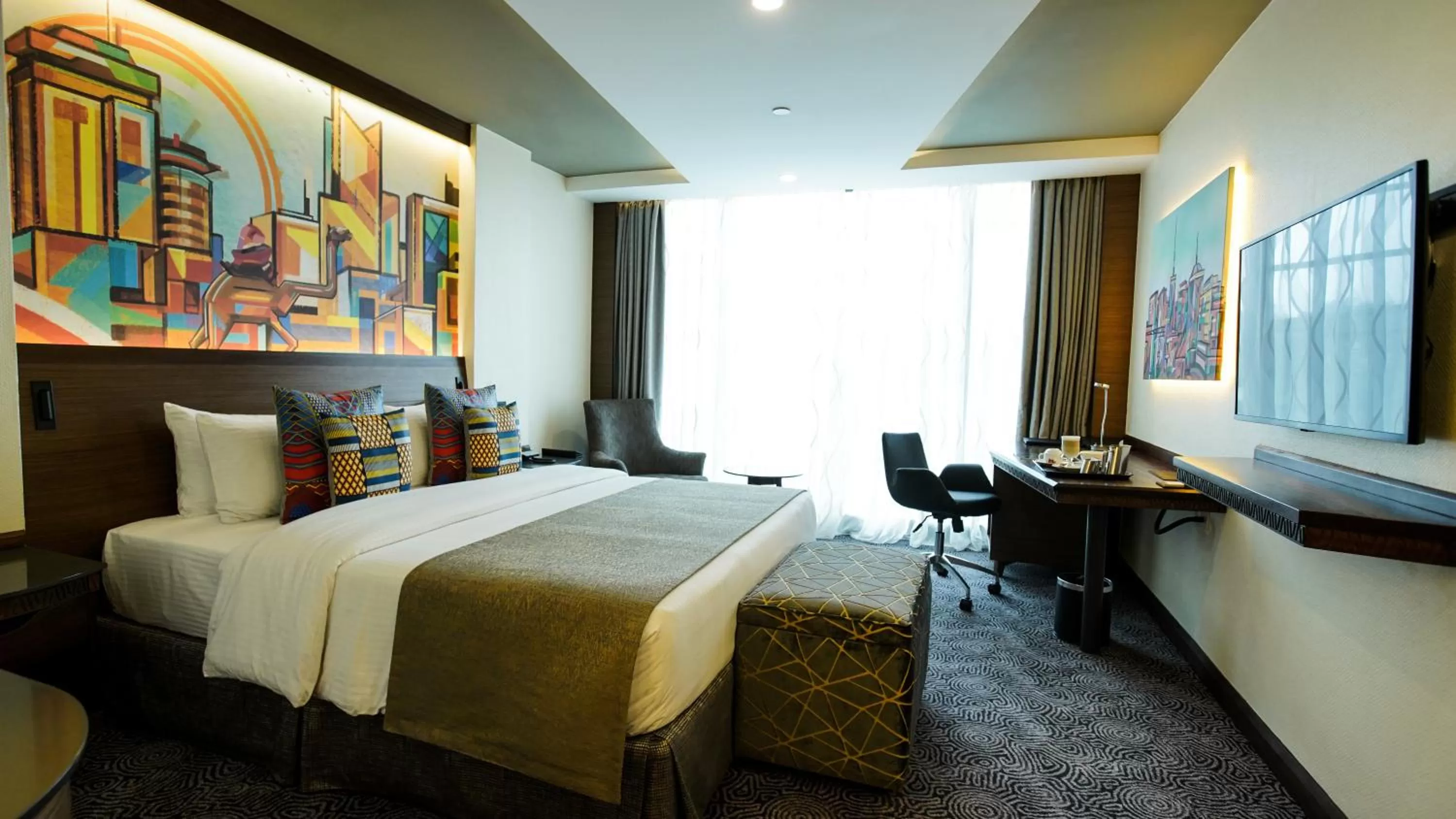 Bed in Sarova Panafric Hotel