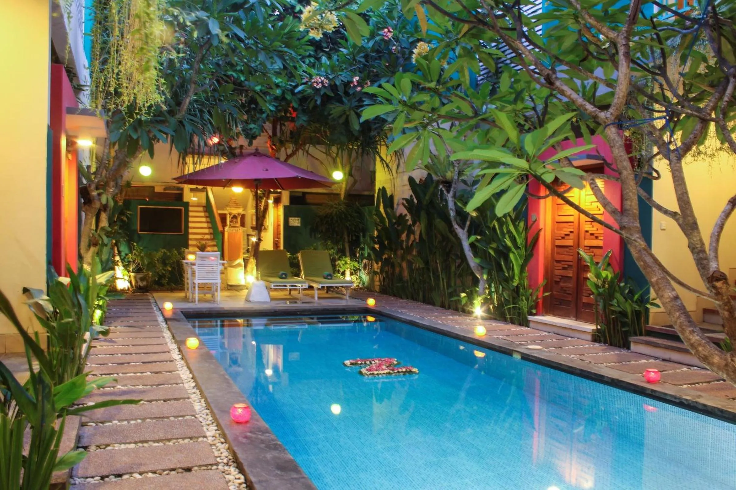 Swimming pool in The Green Zhurga Suite Seminyak