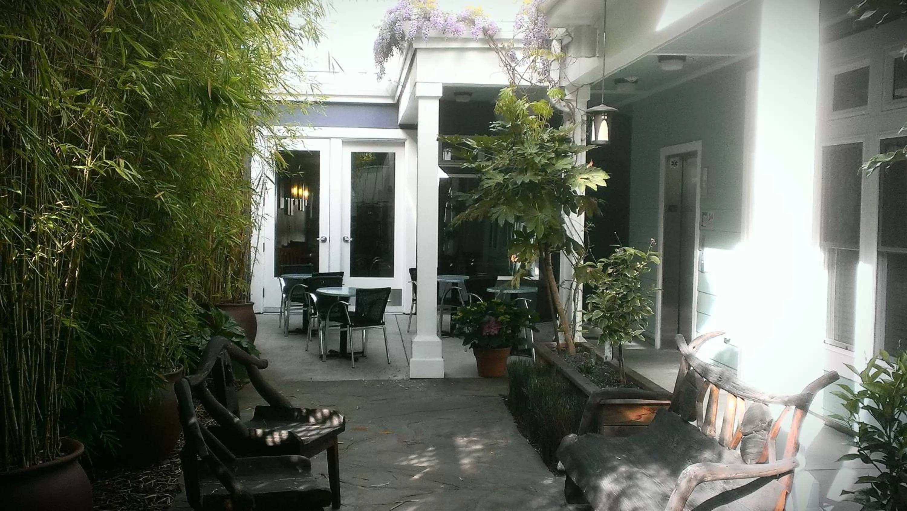 Garden in Pacific Blue Inn