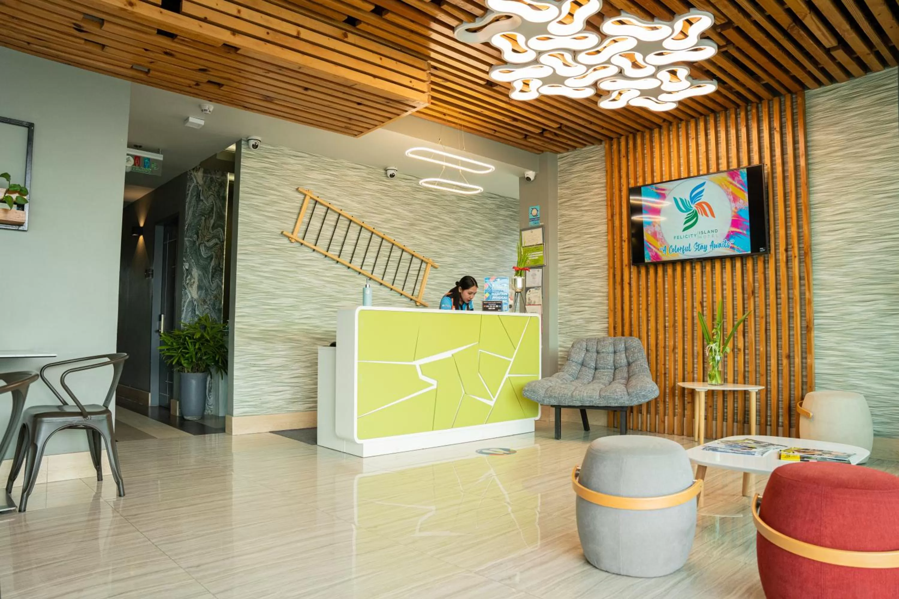 Lobby or reception in Felicity Island Hotel