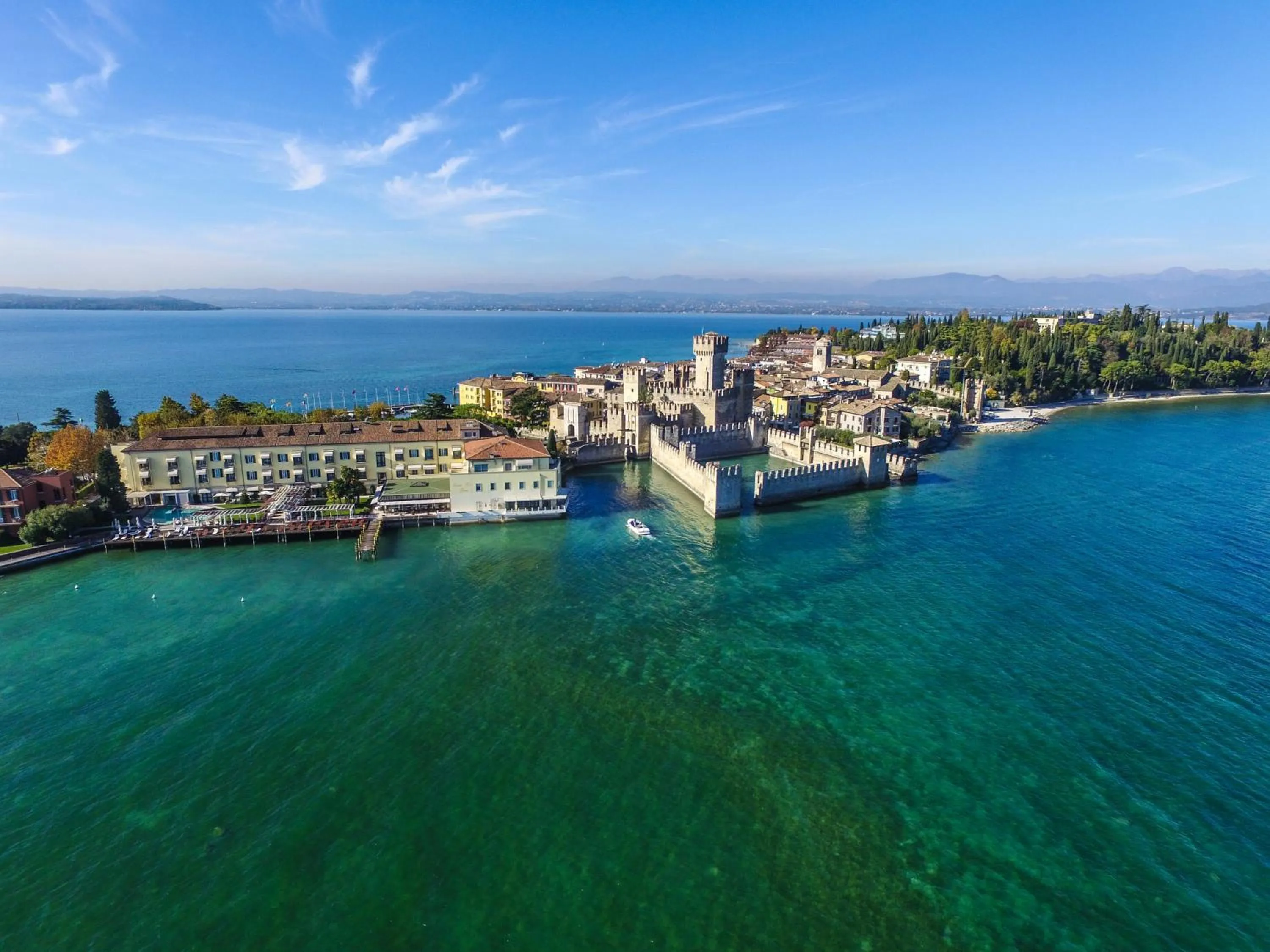 Bird's eye view in Grand Hotel Terme Sirmione