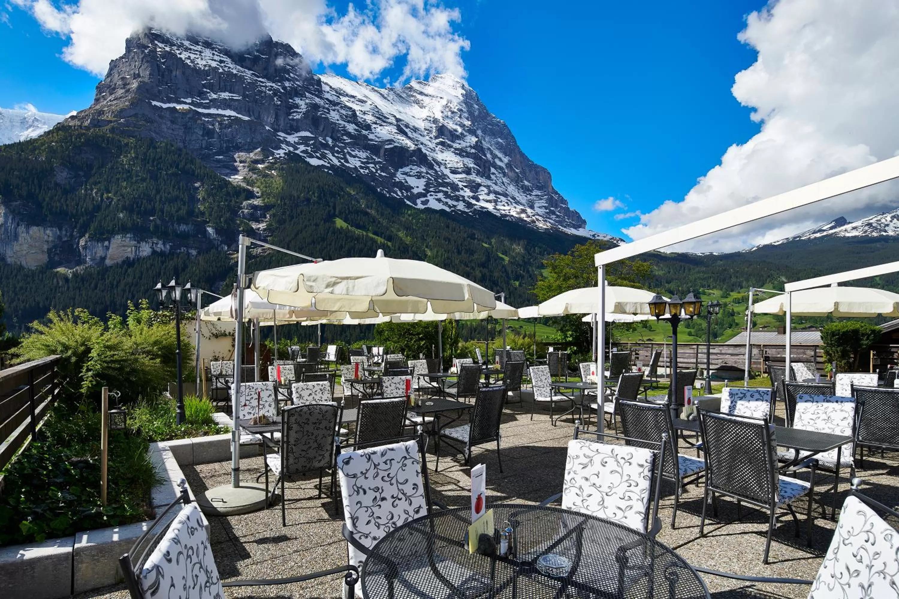 Food and drinks in Hotel Spinne Grindelwald