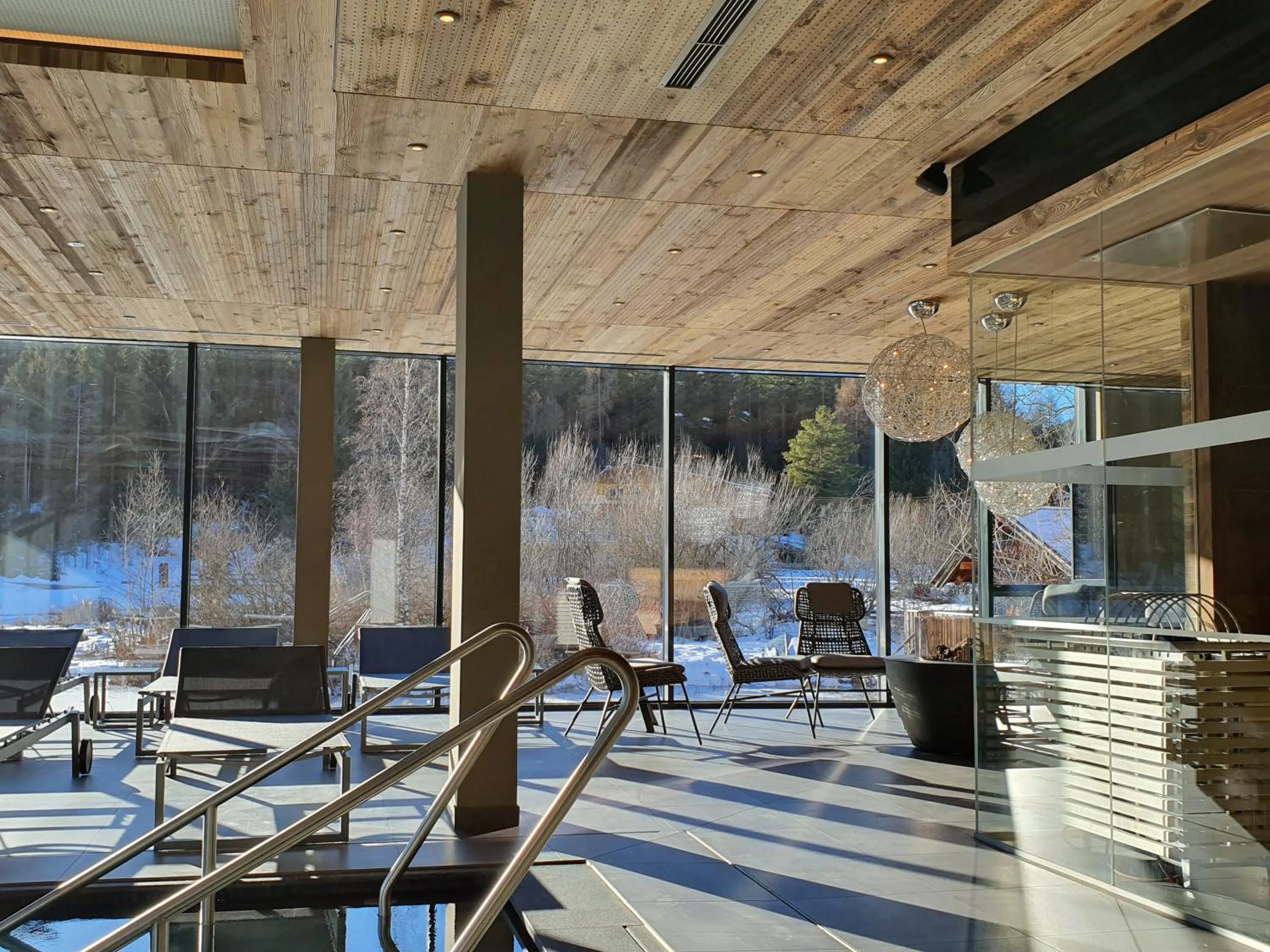 Swimming pool in Hotel Seespitz Superior - Adults Only