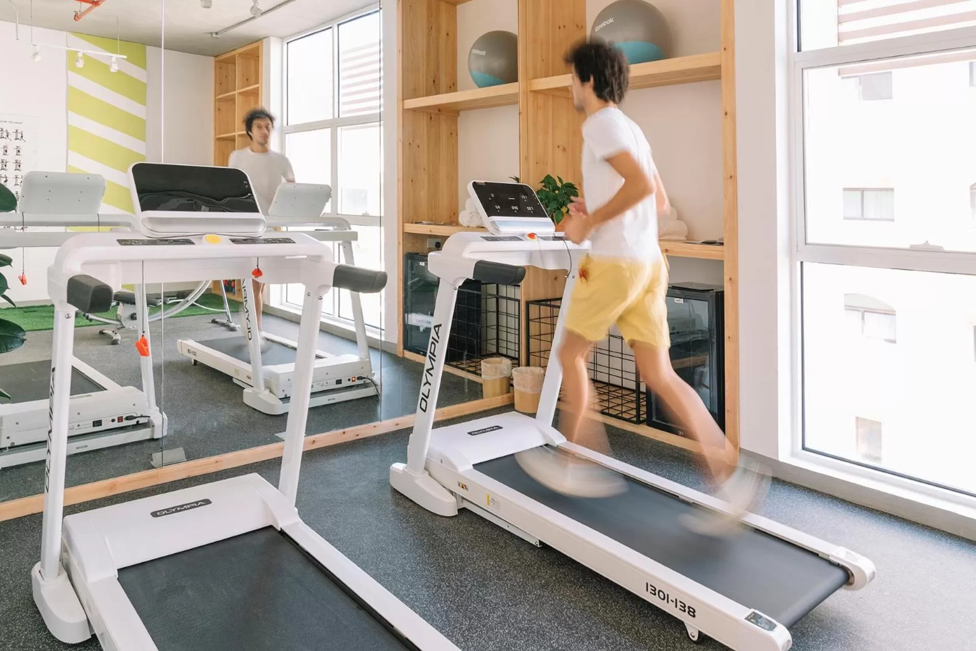 Fitness centre/facilities in Nuzl Shada Hotel
