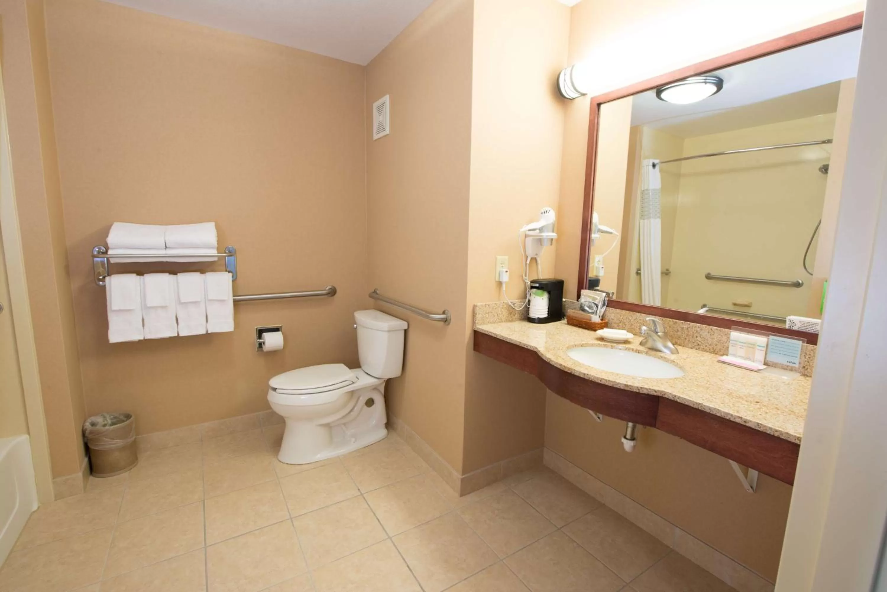 Bathroom in Hampton Inn Bismarck
