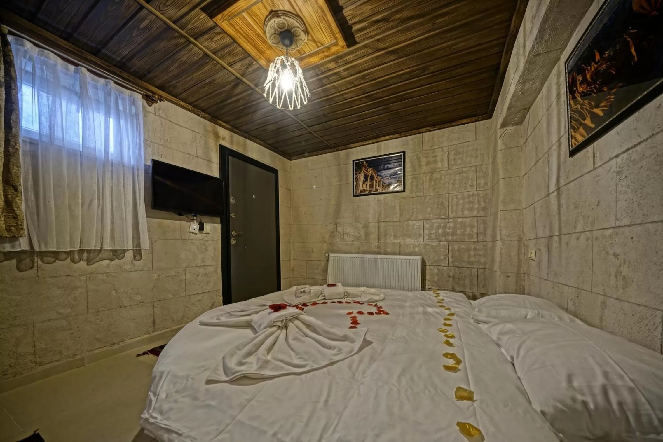 Bed in Epoch Stone House