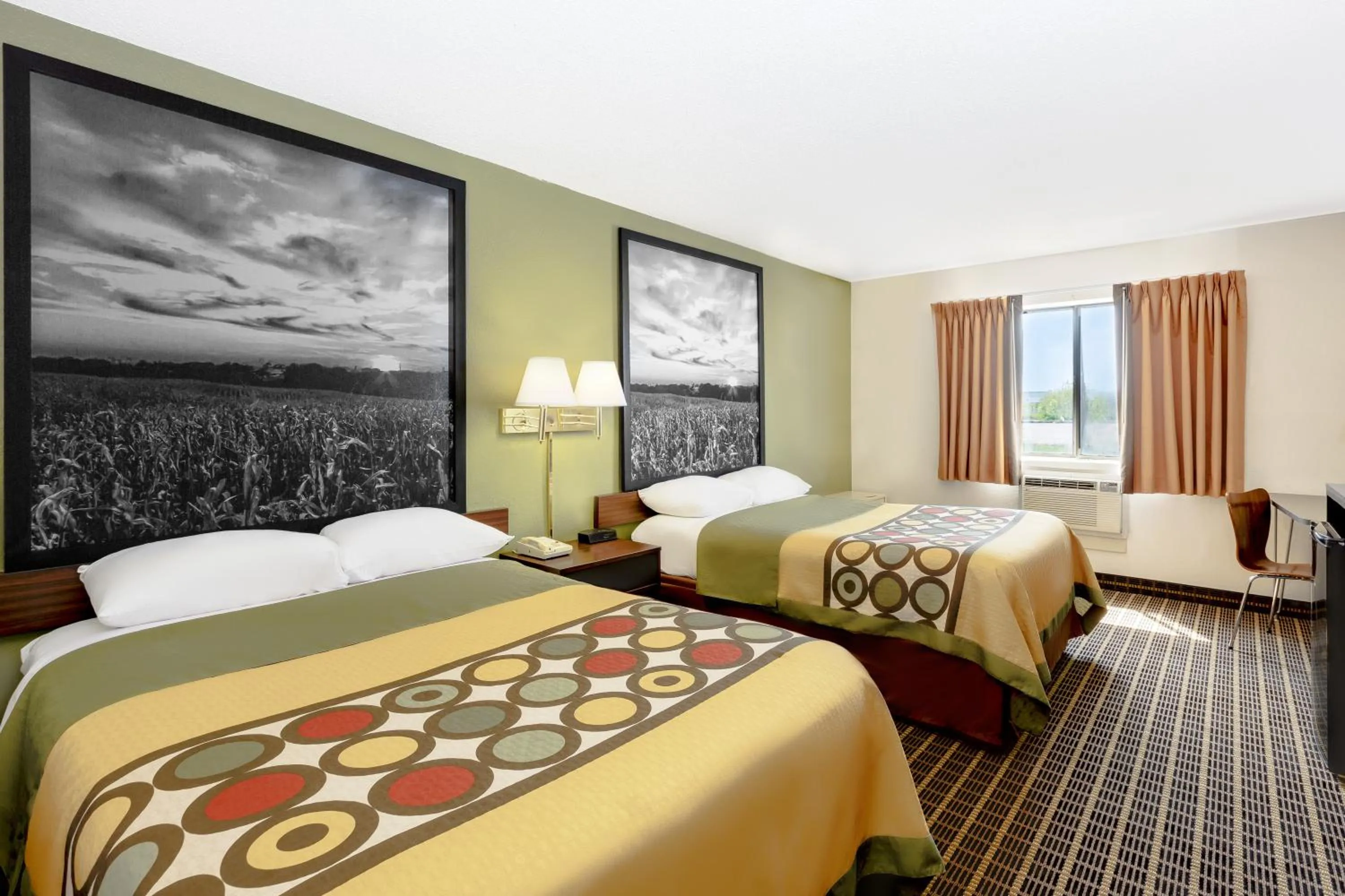 Bed in Super 8 by Wyndham Norfolk