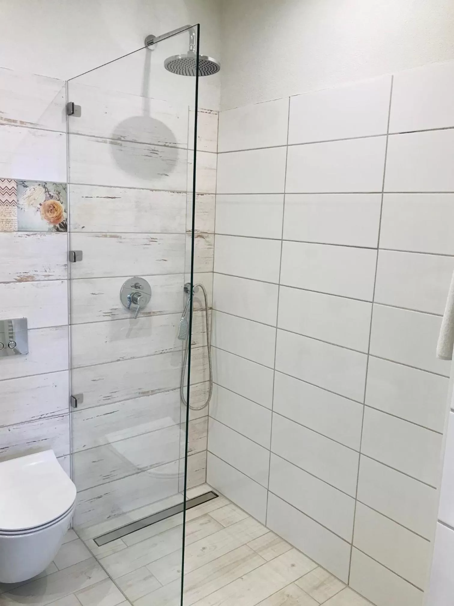 Shower in Egria Apartments
