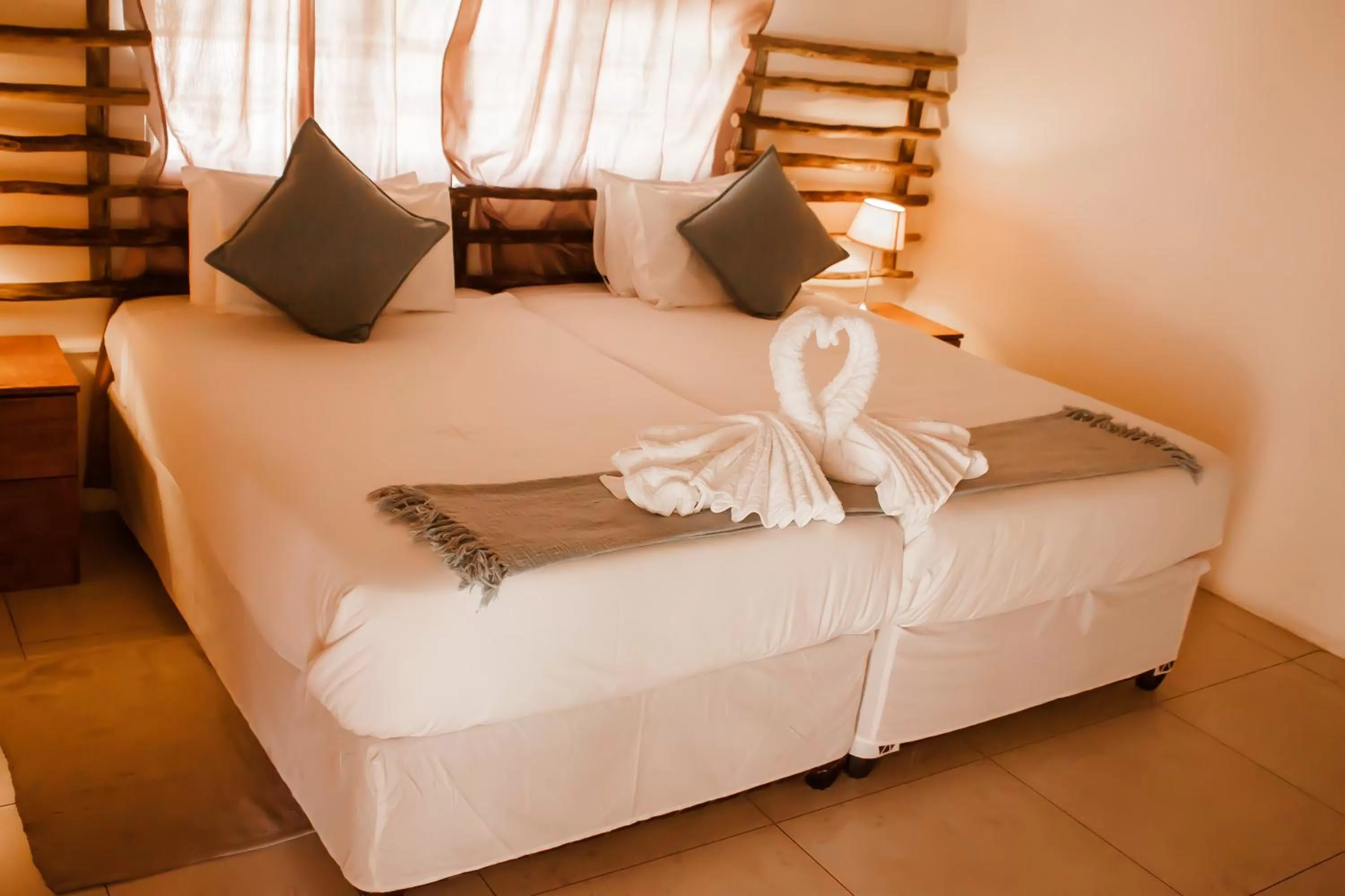 Bed in Leeville Guesthouse