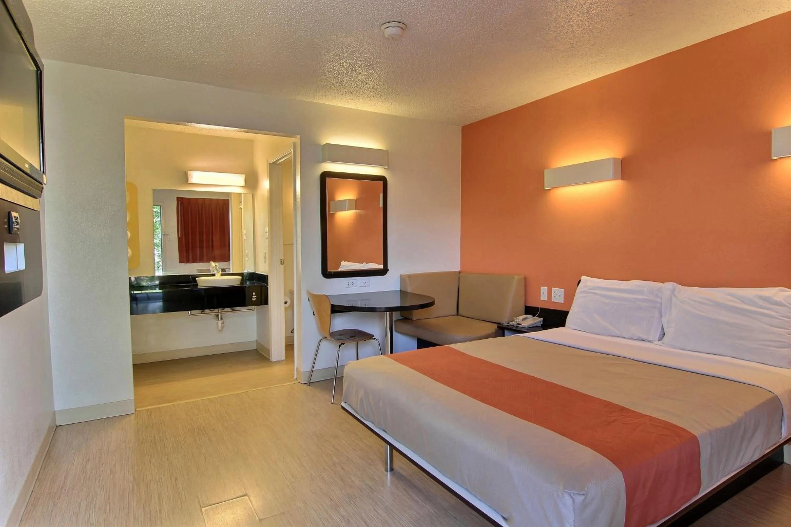 Bedroom in Motel 6-Austin, TX