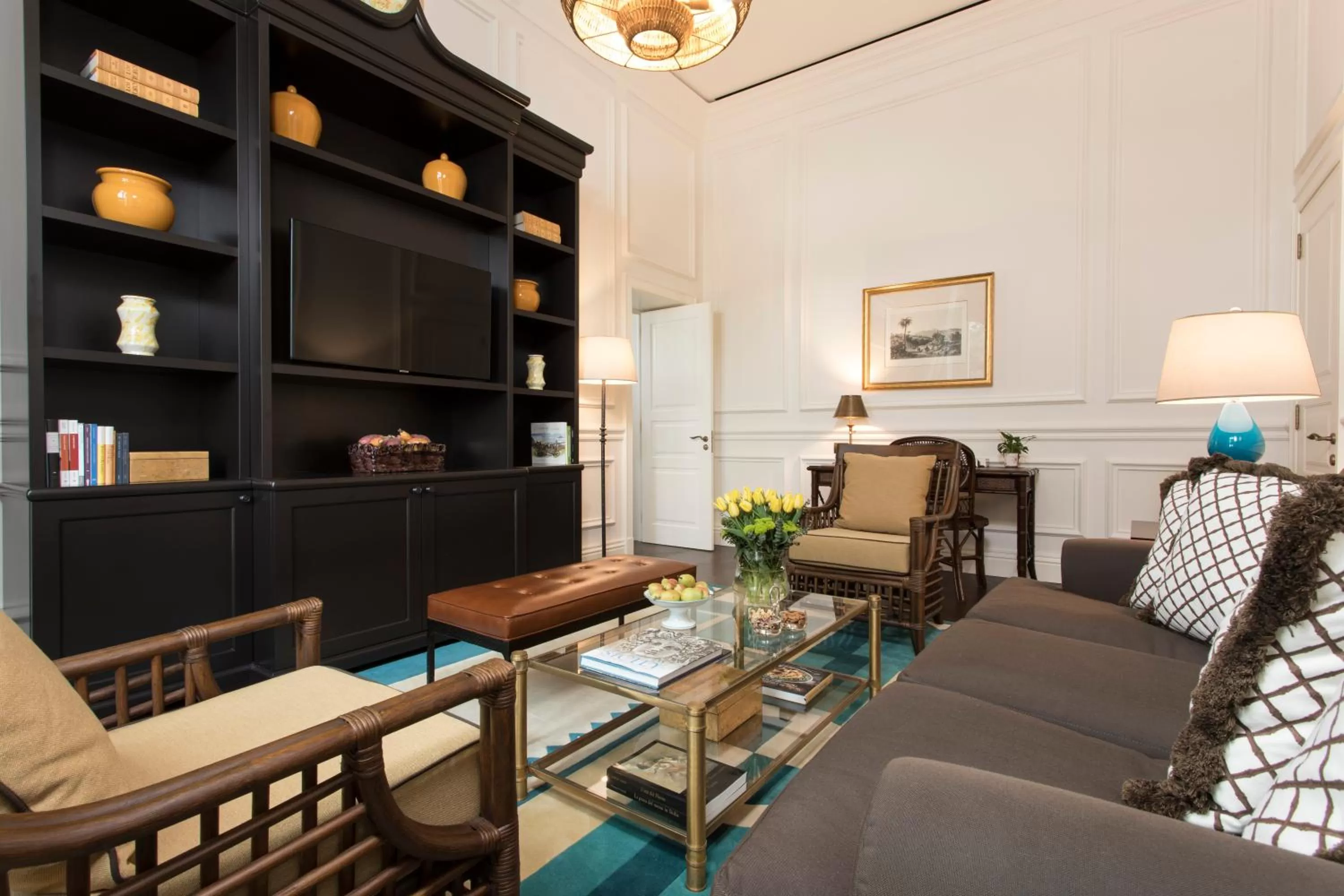 Living room in Rocco Forte Villa Igiea