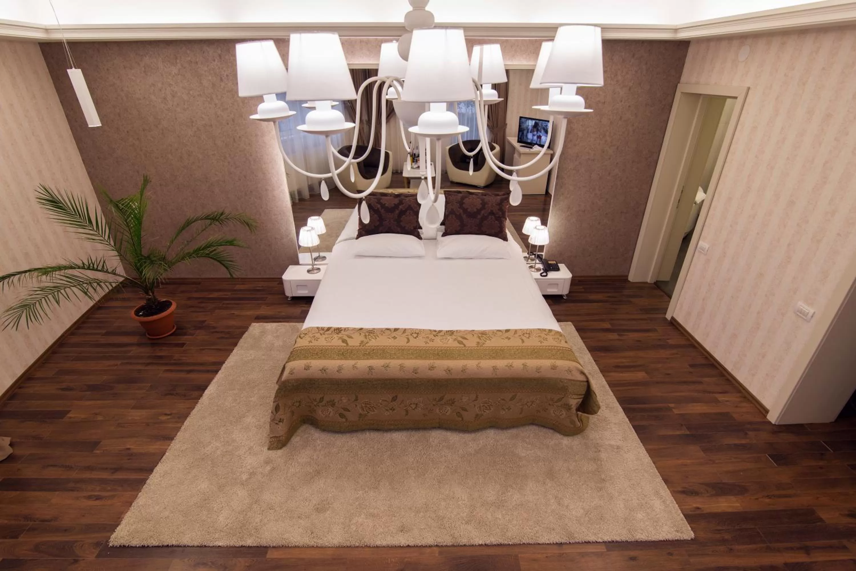 Bed in Hotel Belvedere