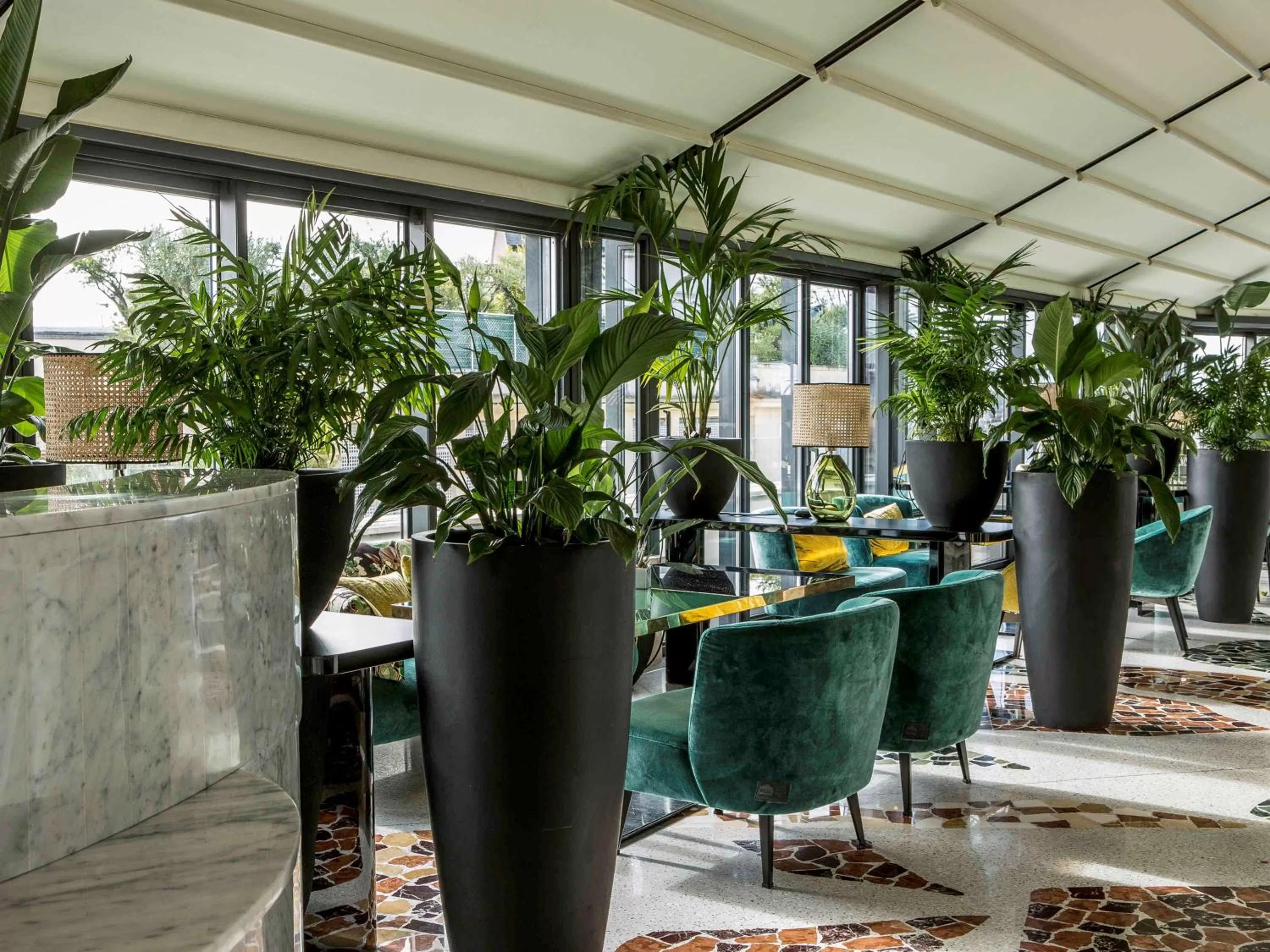 Lounge or bar in Sofitel Roma Villa Borghese