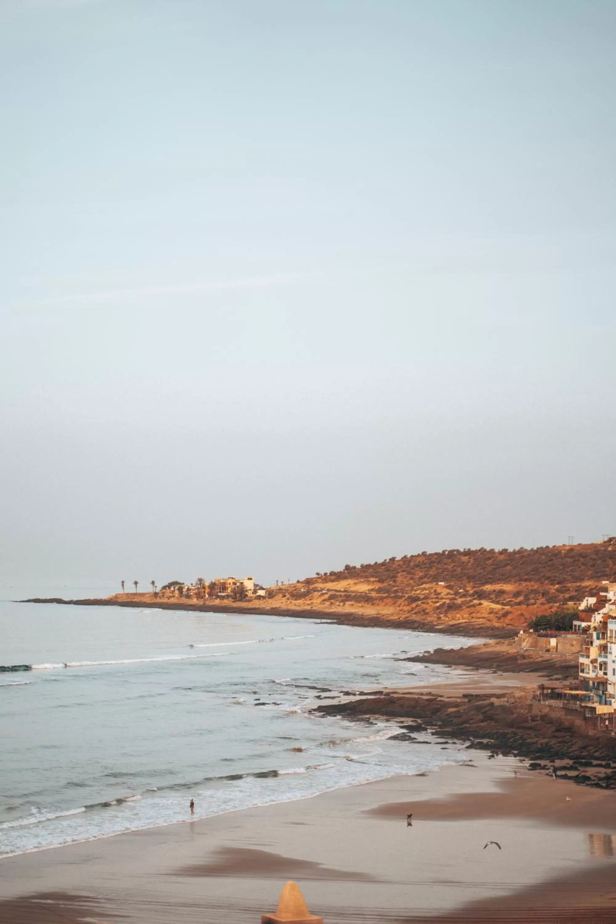 Beach in Amayour Surf Hostel