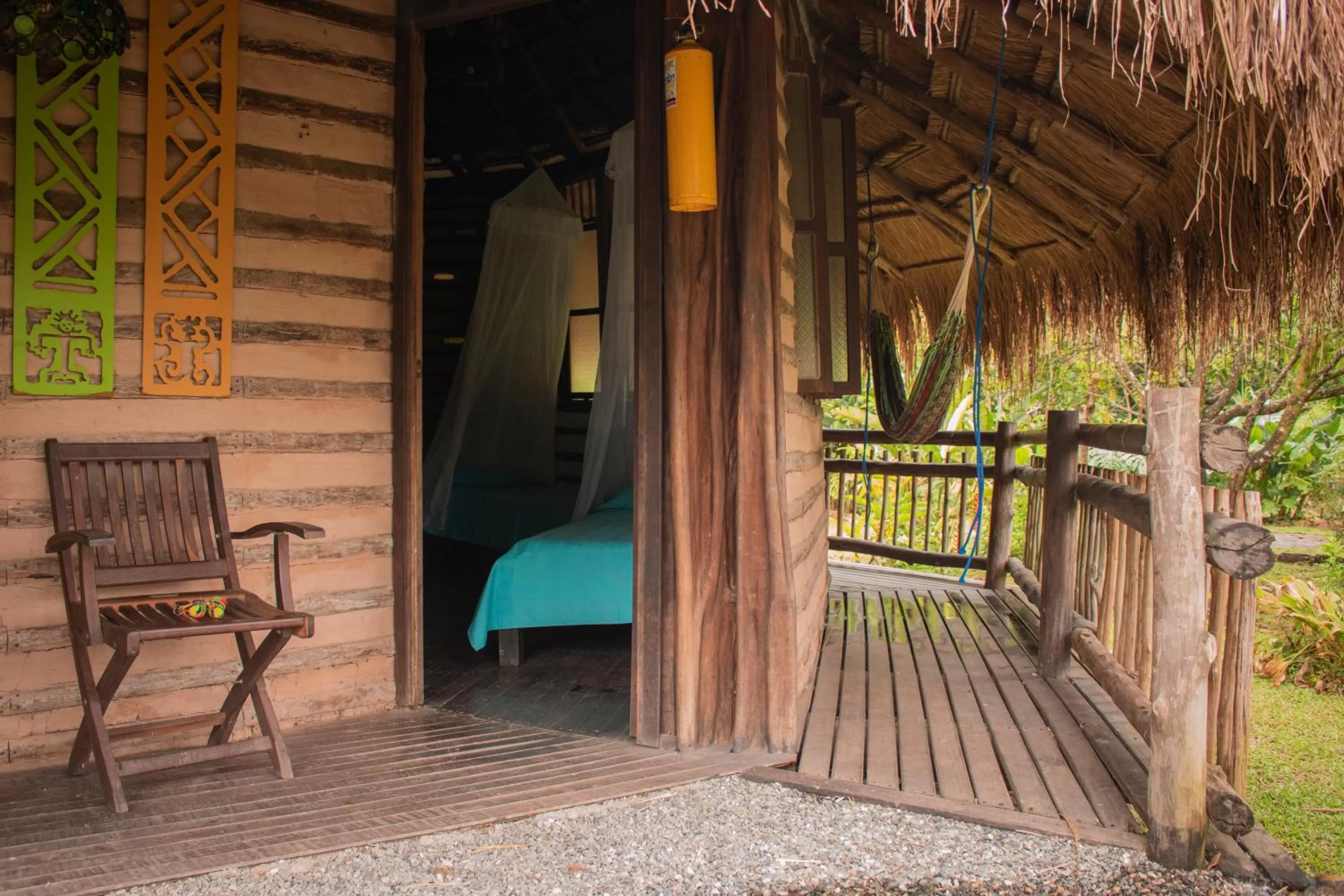 Decorative detail in Ecolodge Cosmogénesis