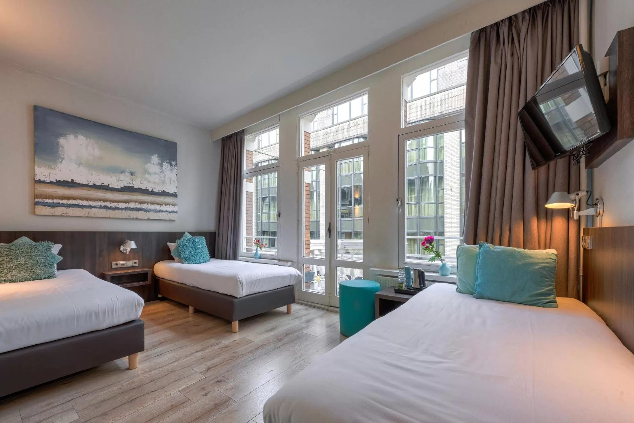 Bed in Hotel Damsquare