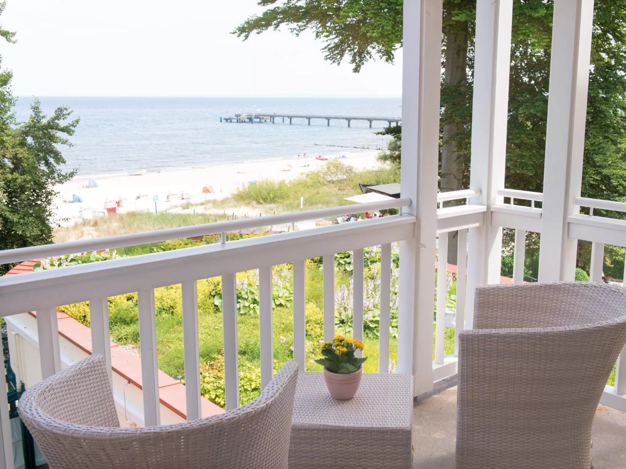 View (from property/room) in aja Strandhotel Bansin