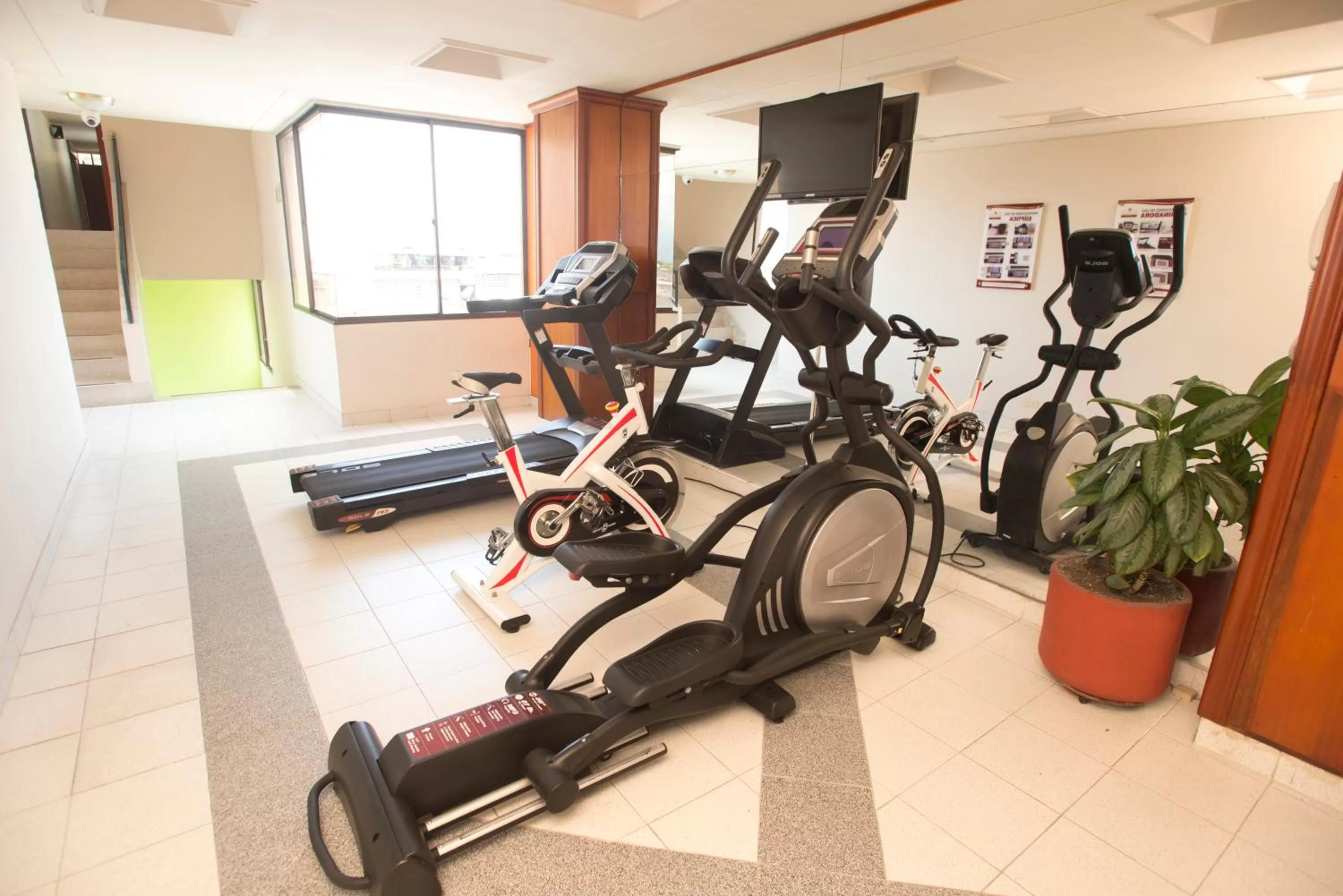 Fitness centre/facilities in Hotel Principe