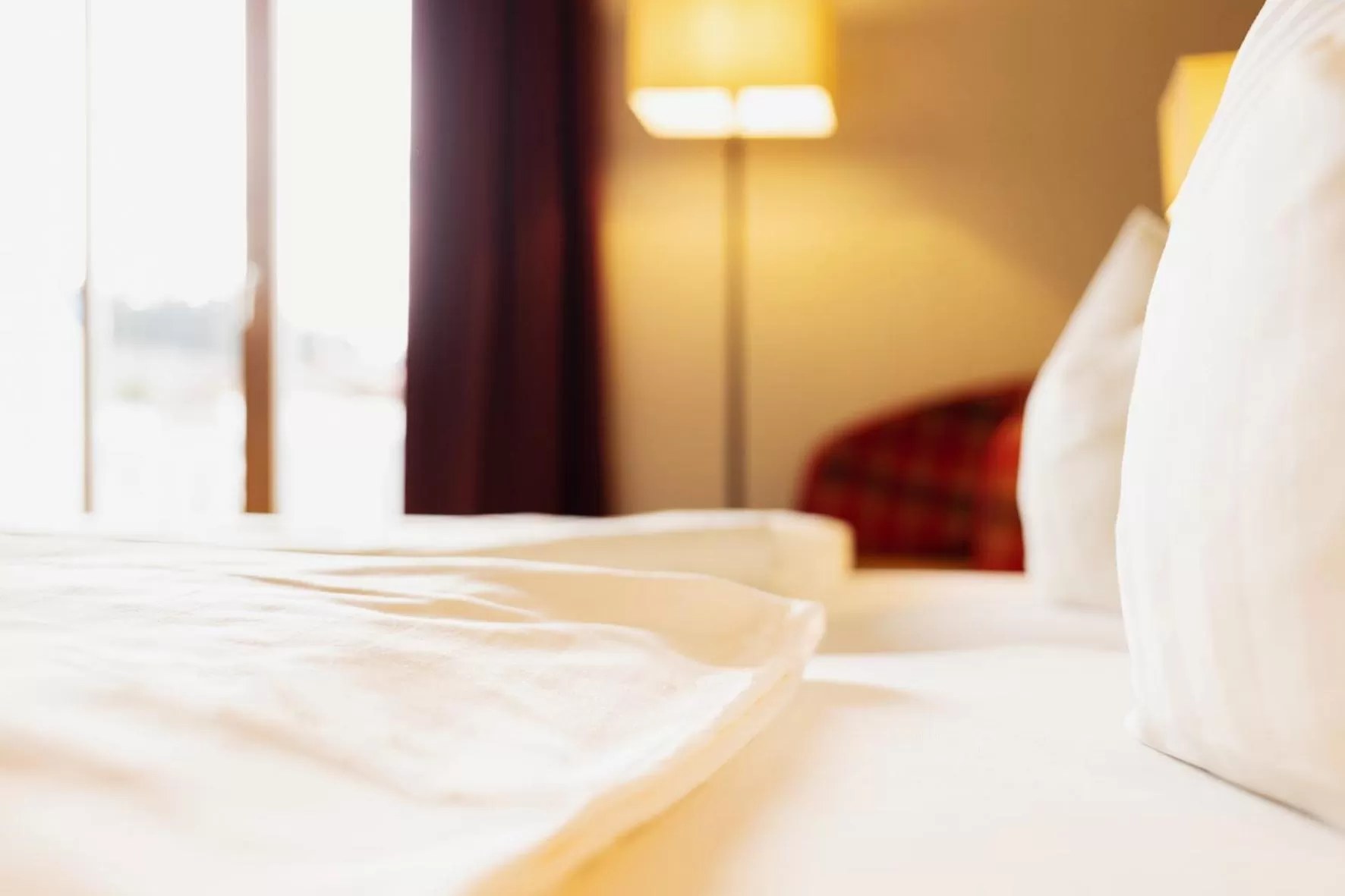 Bed in Hotel Ahornhof