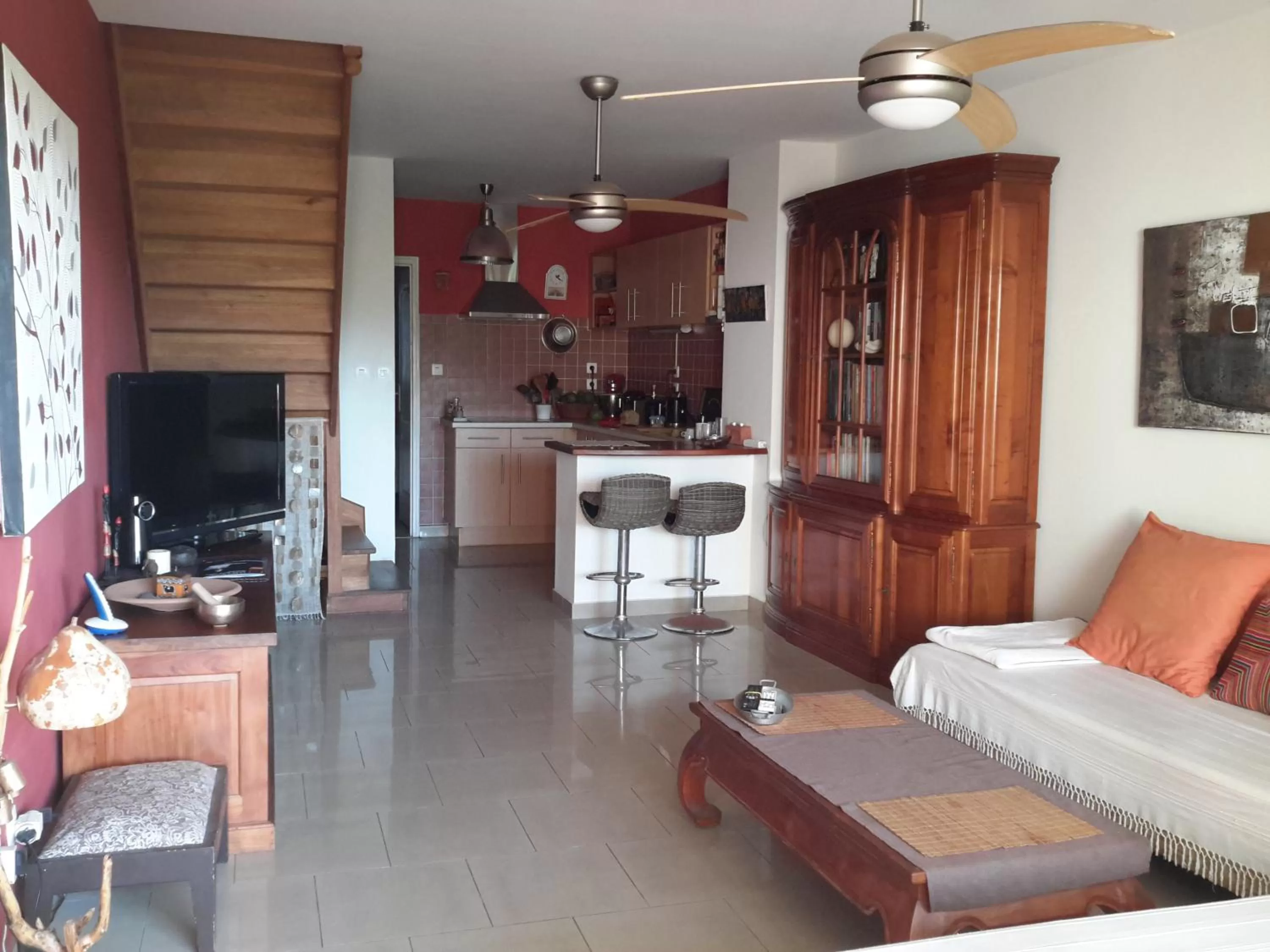 Seating Area in Chambre d'Hôte Ti coin Tranquille