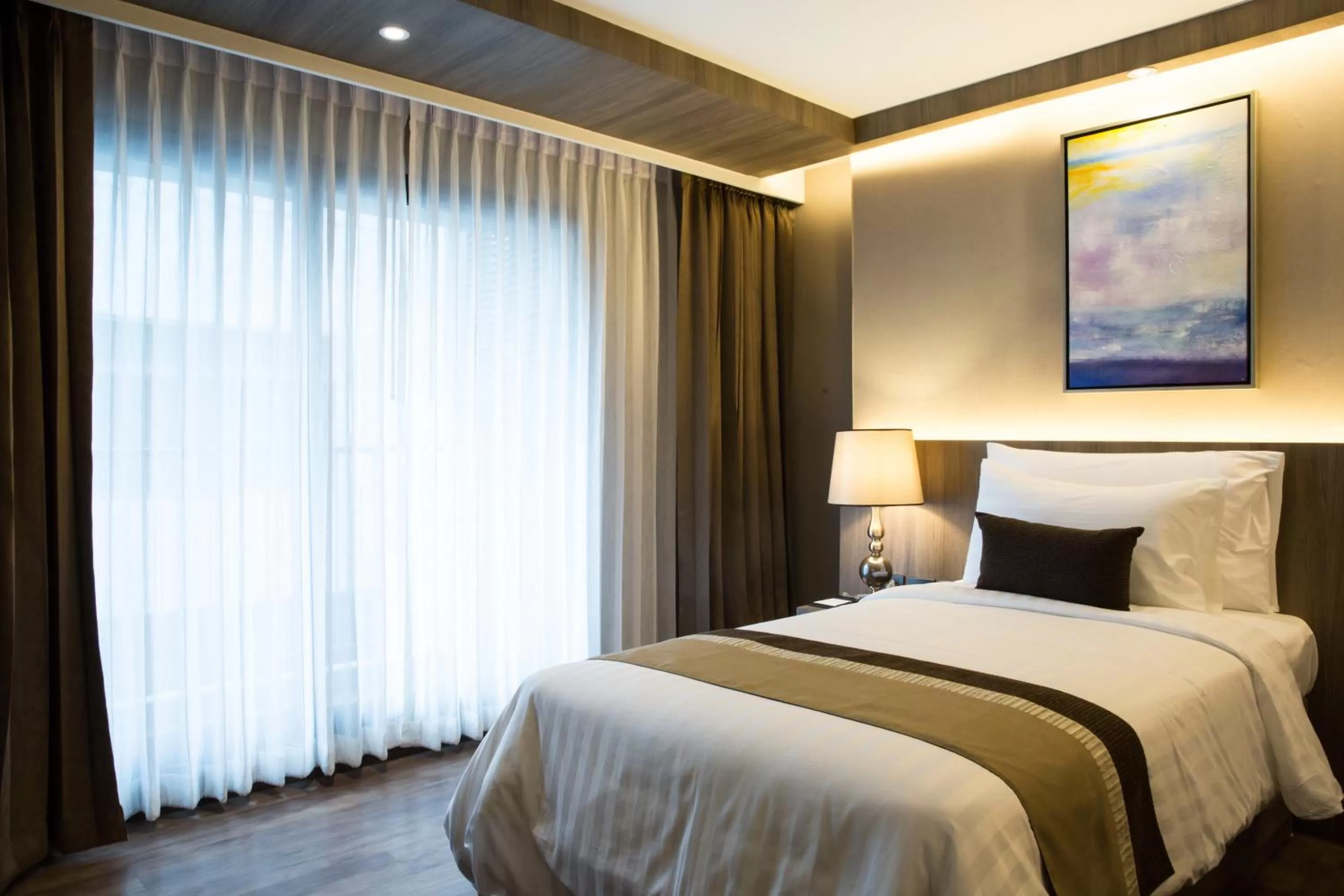 Bedroom, Bed in Arte Hotel - SHA Extra Plus
