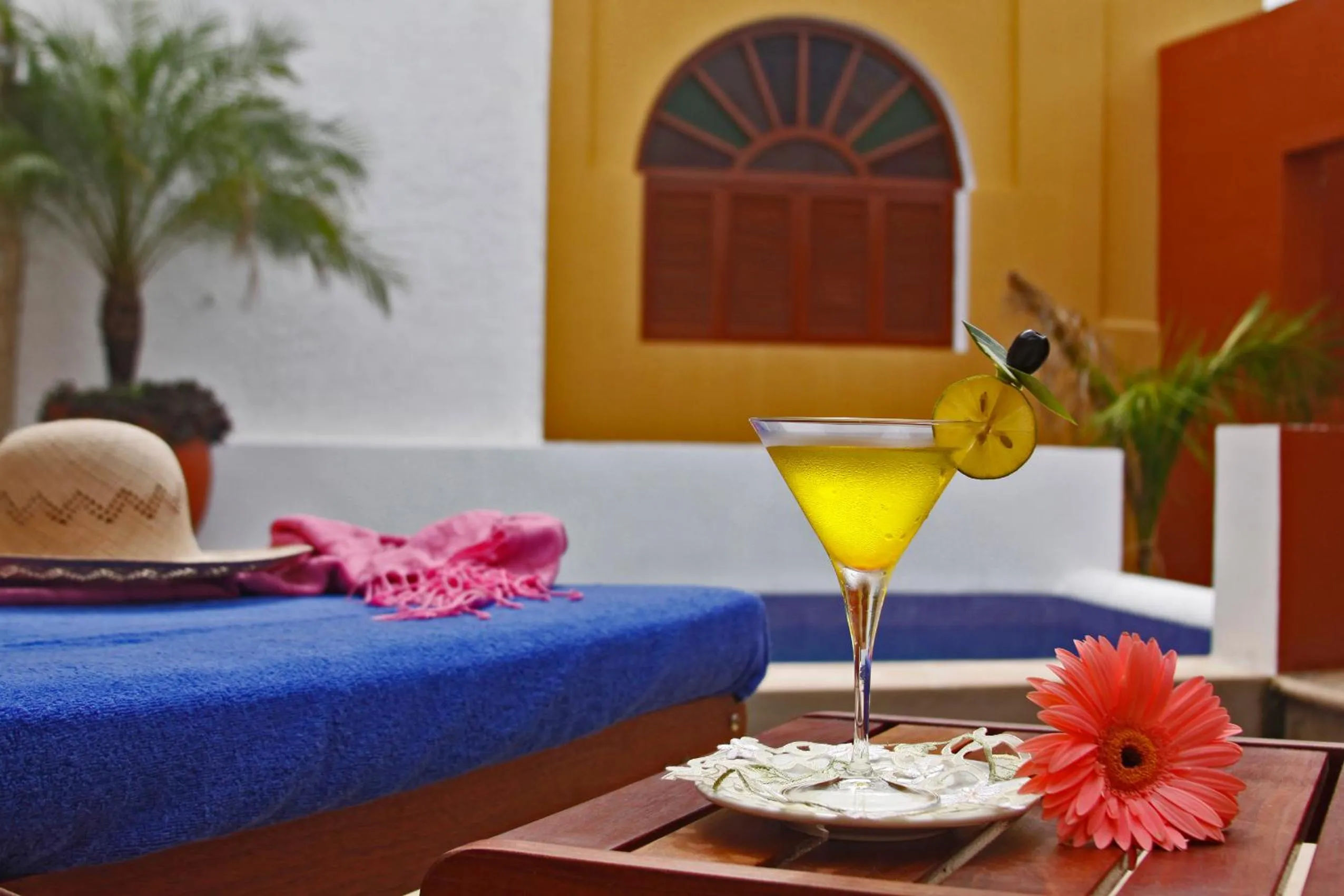 Swimming pool in Hotel Boutique Casa Don Gustavo, Campeche