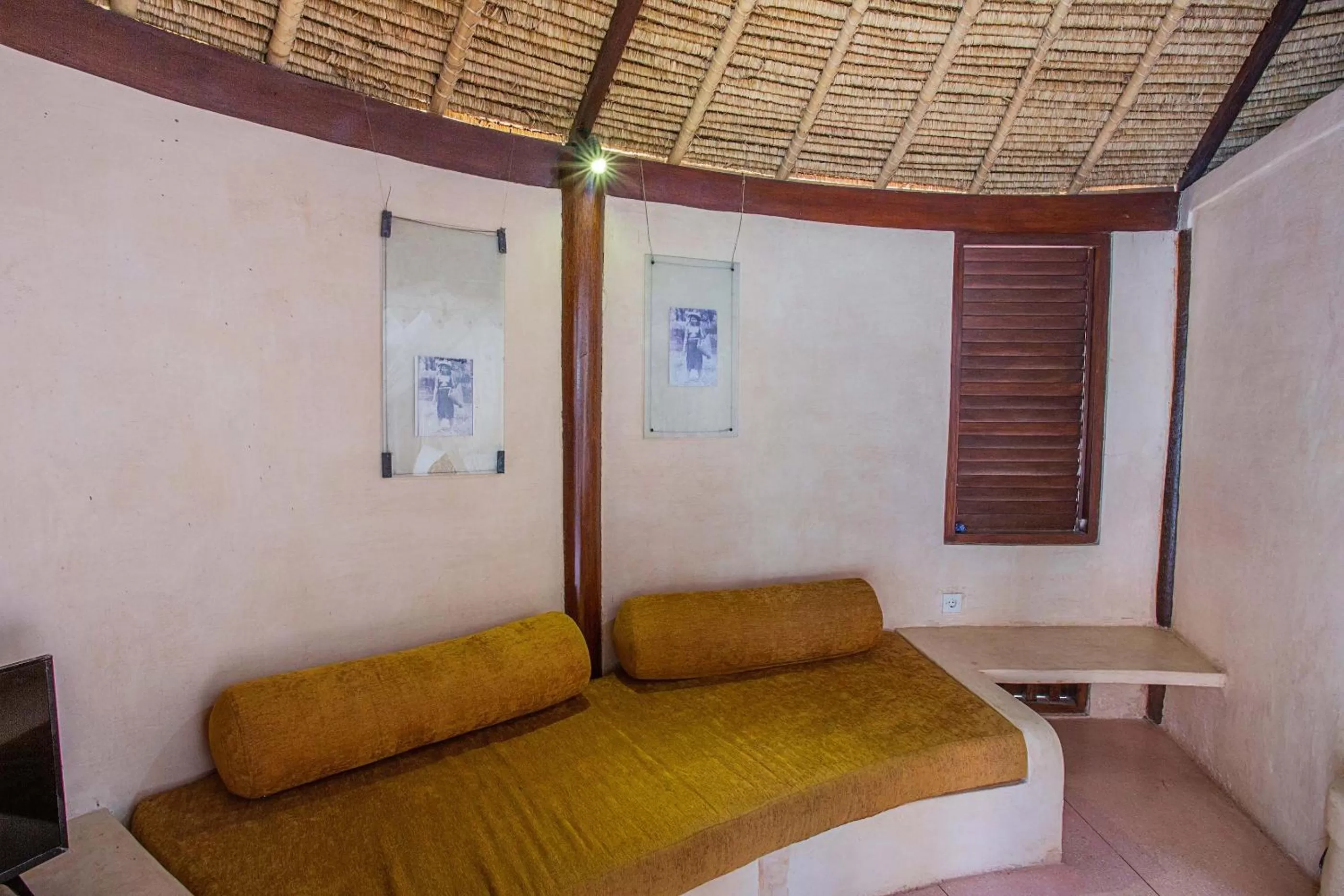 Seating area, Bed in Sanghyang Bay Villas
