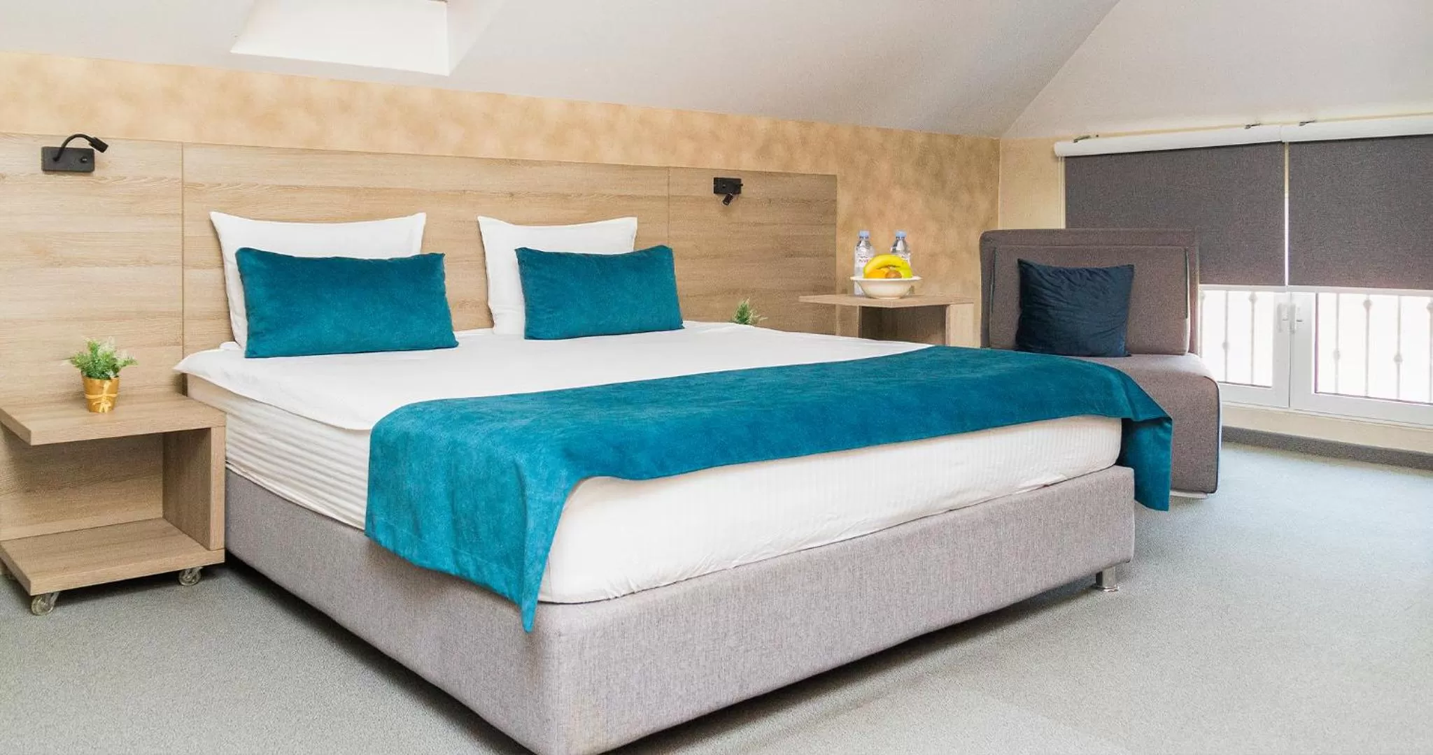 Photo of the whole room, Bed in Garni Hotel Mint