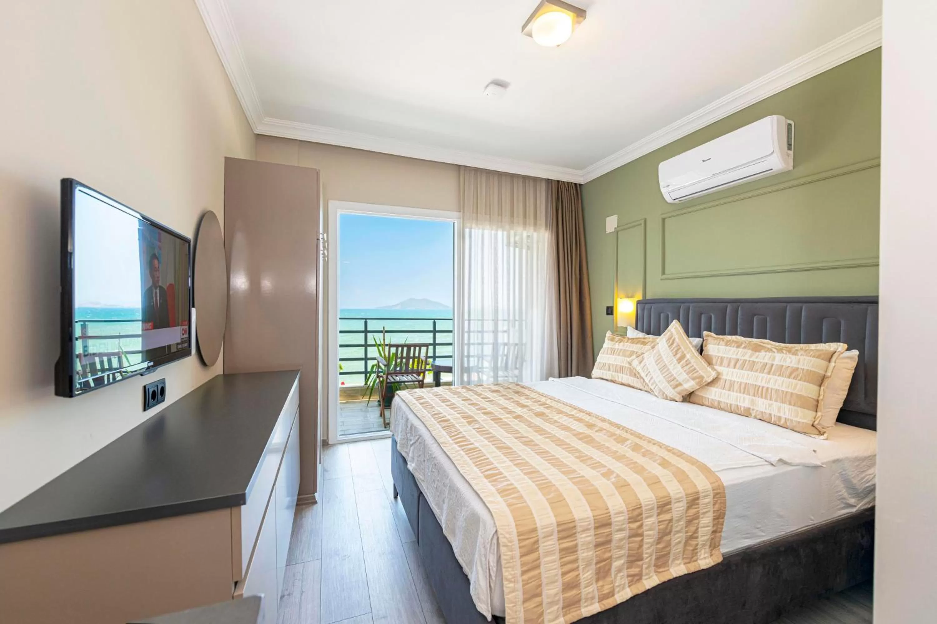 Bed in IDEE SUİTES Fethiye