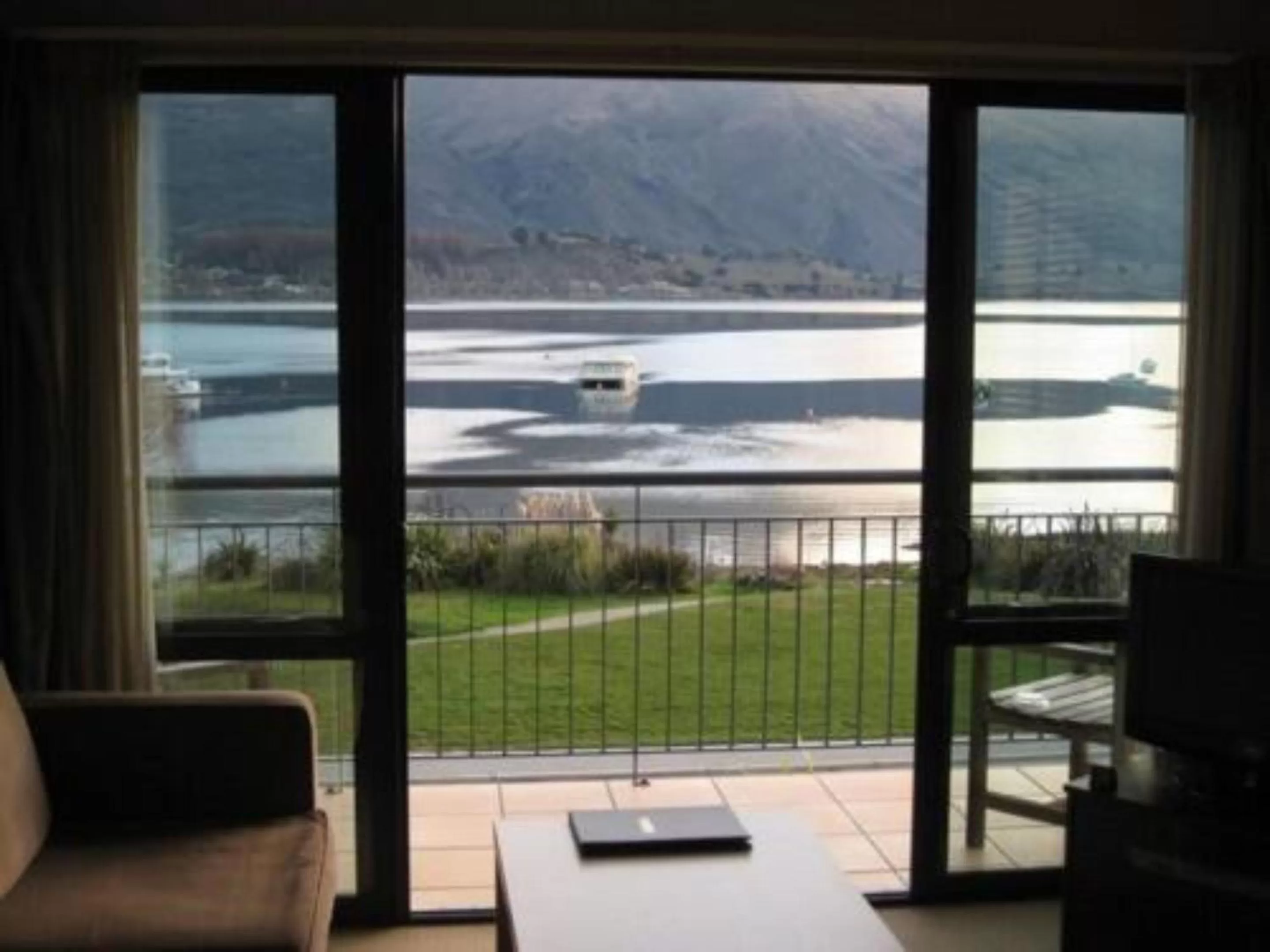 Lake view in The Moorings Motel and Apartments