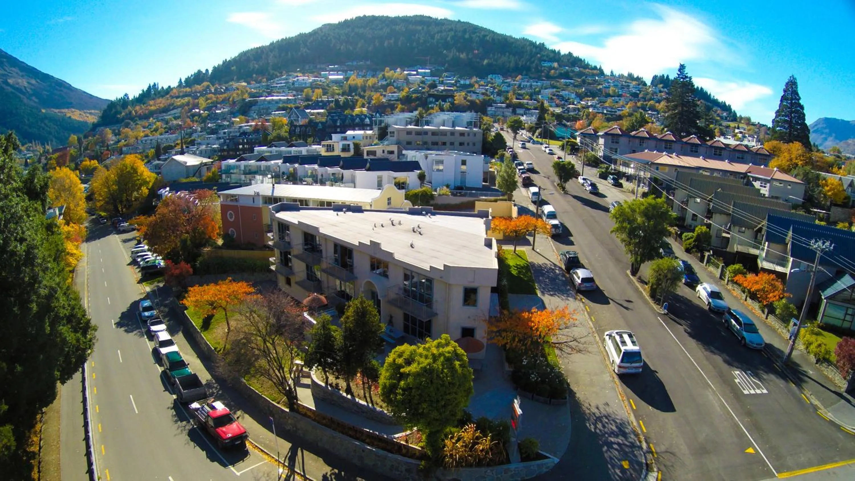 Bird's eye view in Coronation Lodge