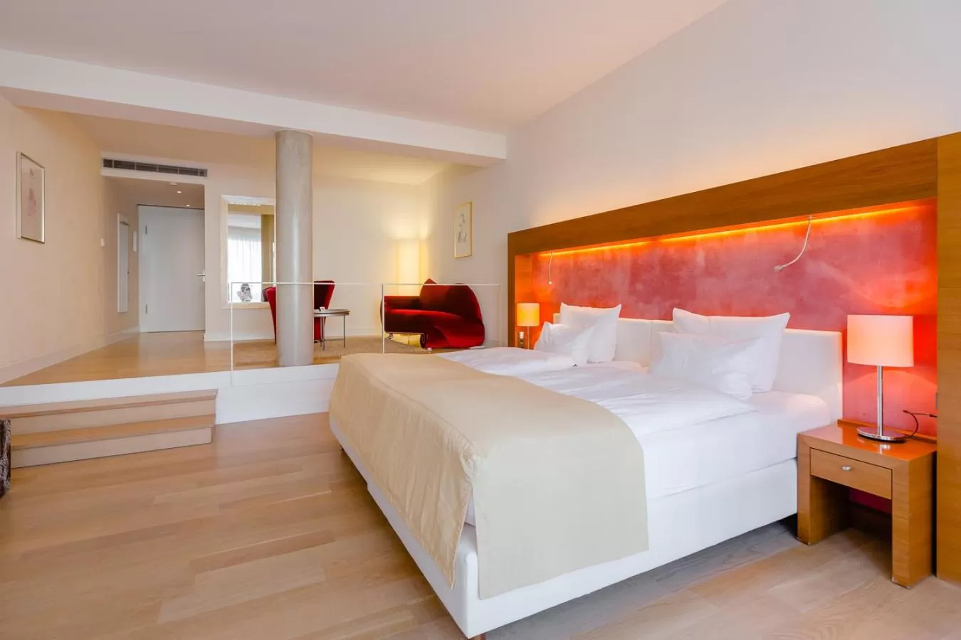 Bed in Aqua Aurelia Suitenhotel an den Thermen