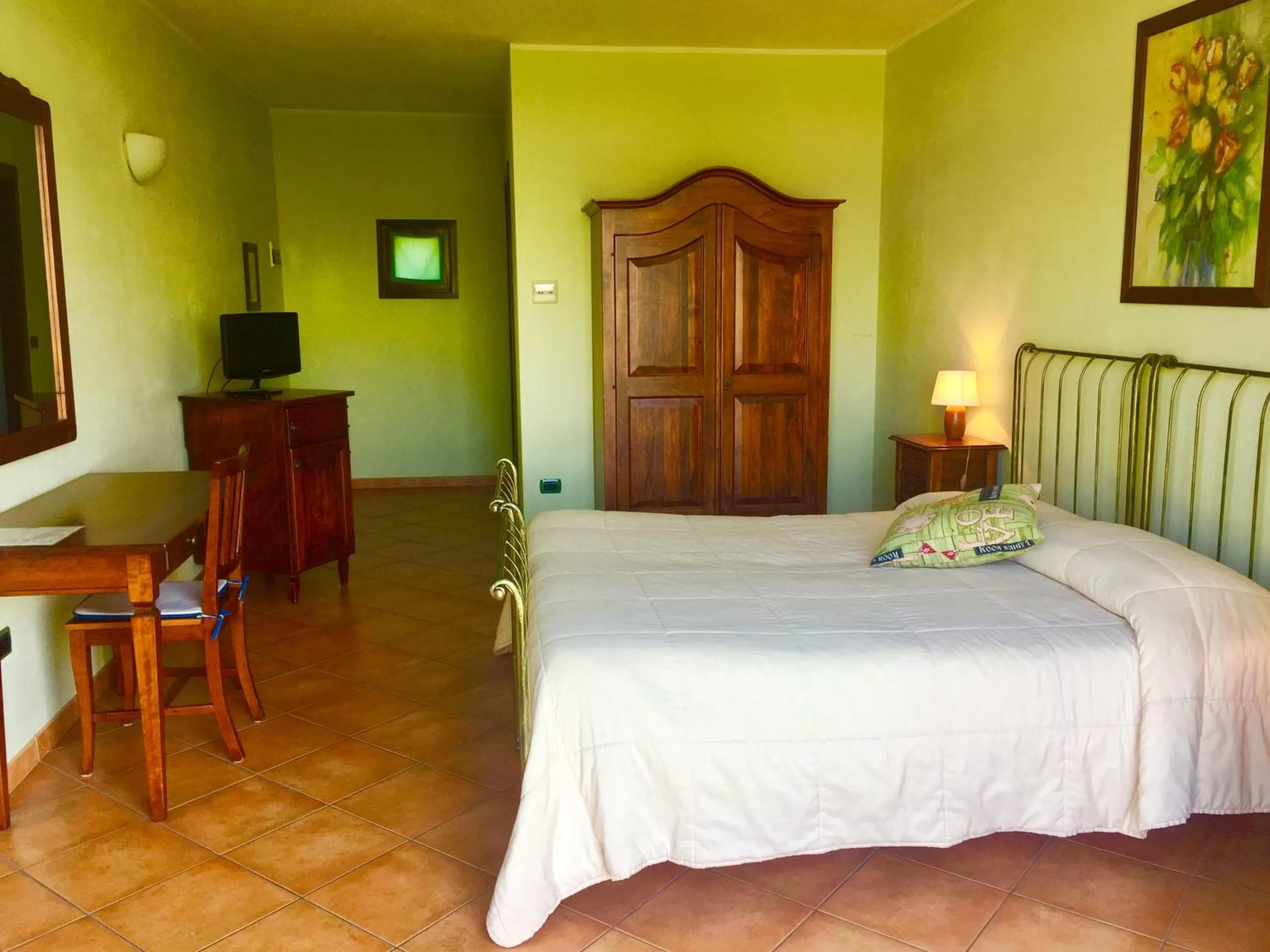 Bed in Albergo Cosmera